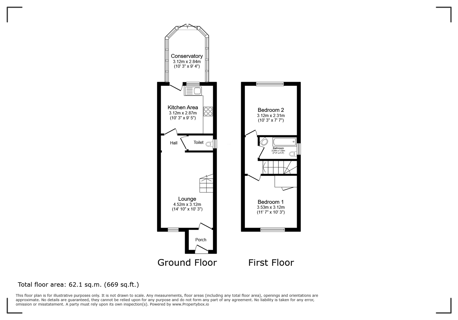 47, New Scott Street, Mansfield floorplan