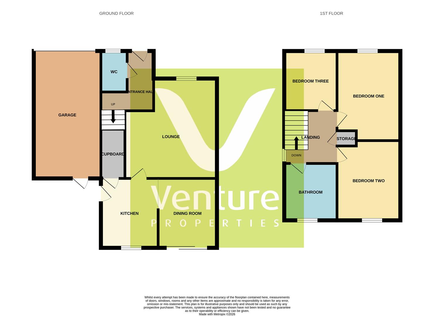 28, Dickens Way, Crook floorplan