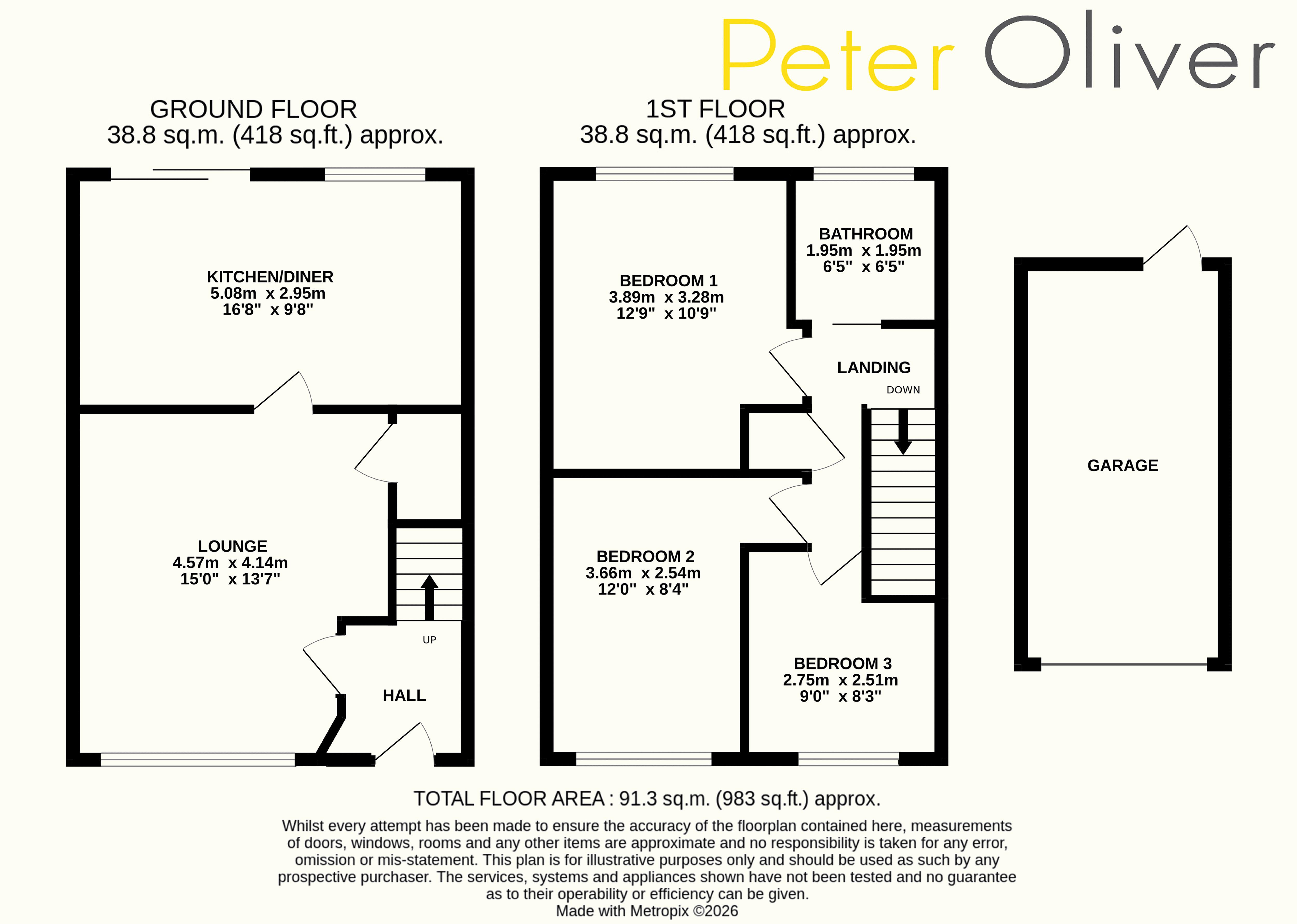 9, Trenches Road, Crowborough floorplan