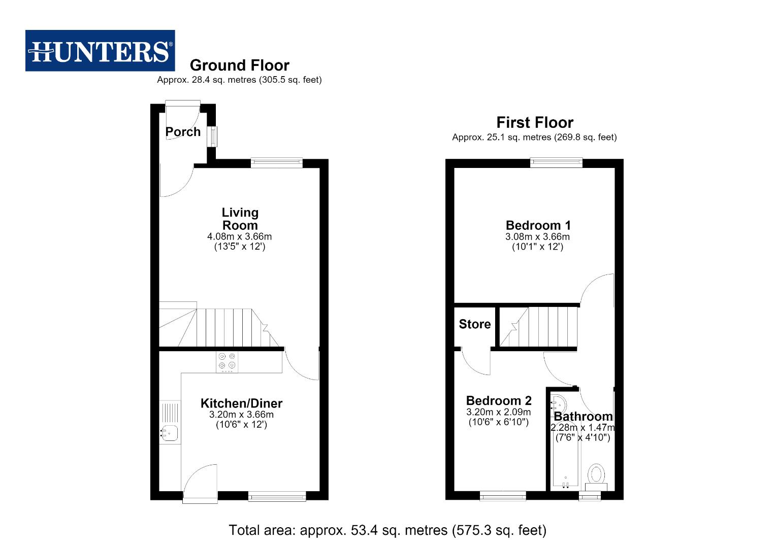 41, Back Lane, Allerton Bywater floorplan