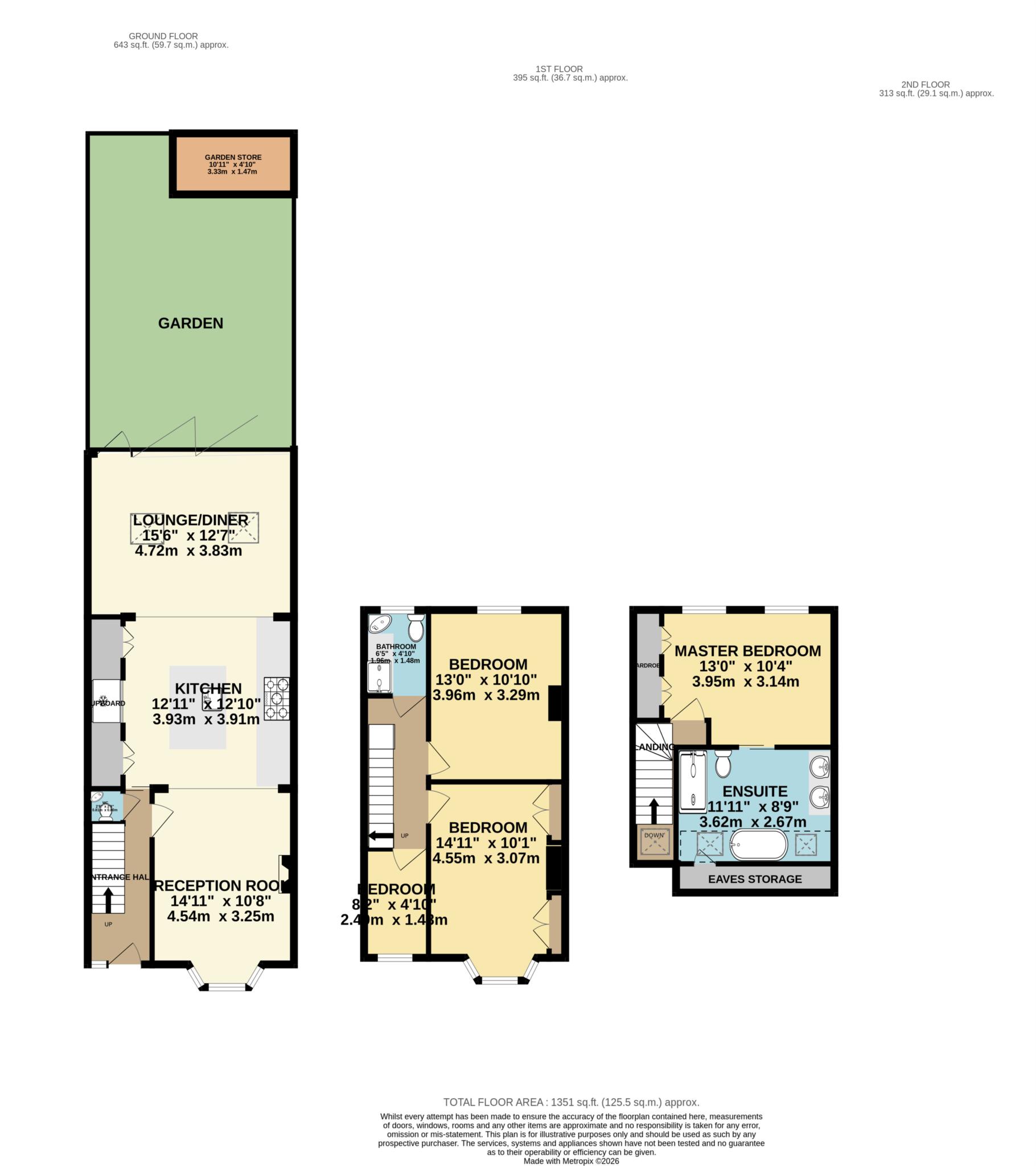 80, Blagdon Road, New Malden floorplan