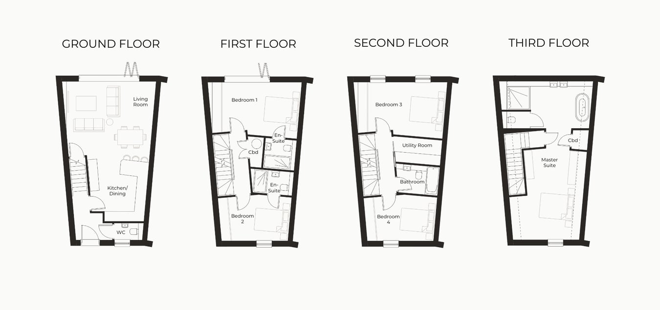 Plot 14, The Crescent, Folkestone floorplan