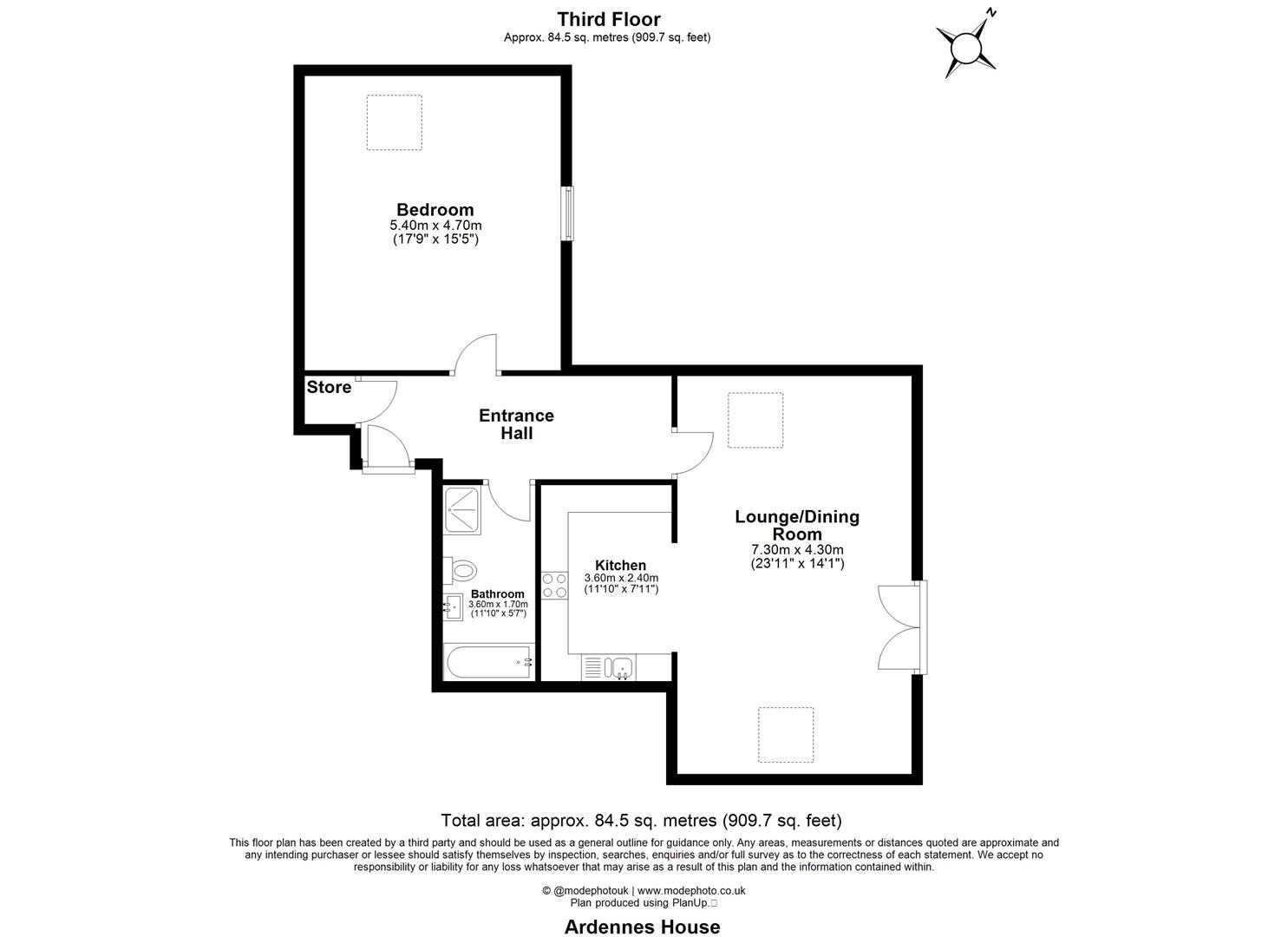 Flat 11 Ardennes House, 118, Victoria Dock Road, London floorplan