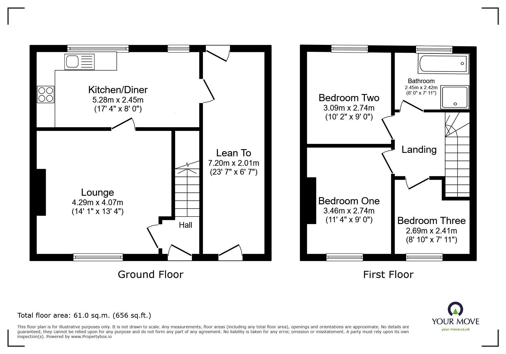 6, Highfield Avenue, Lincolnshire floorplan