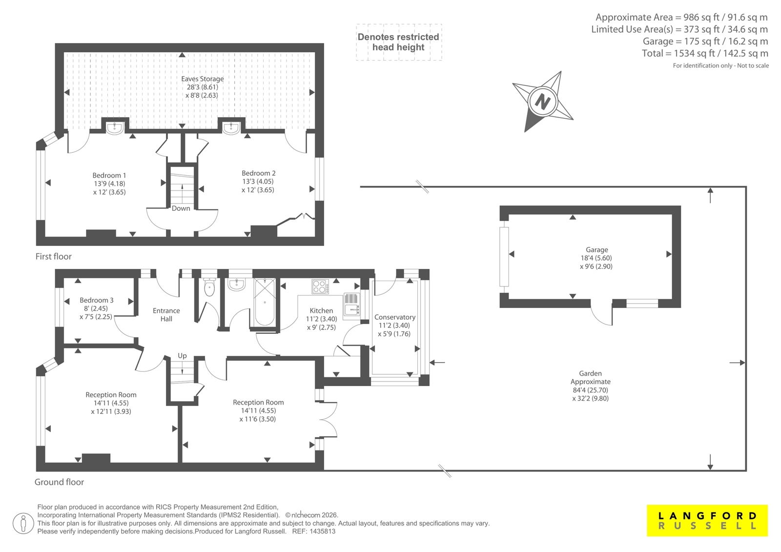 4, Hurst Close, Bromley floorplan