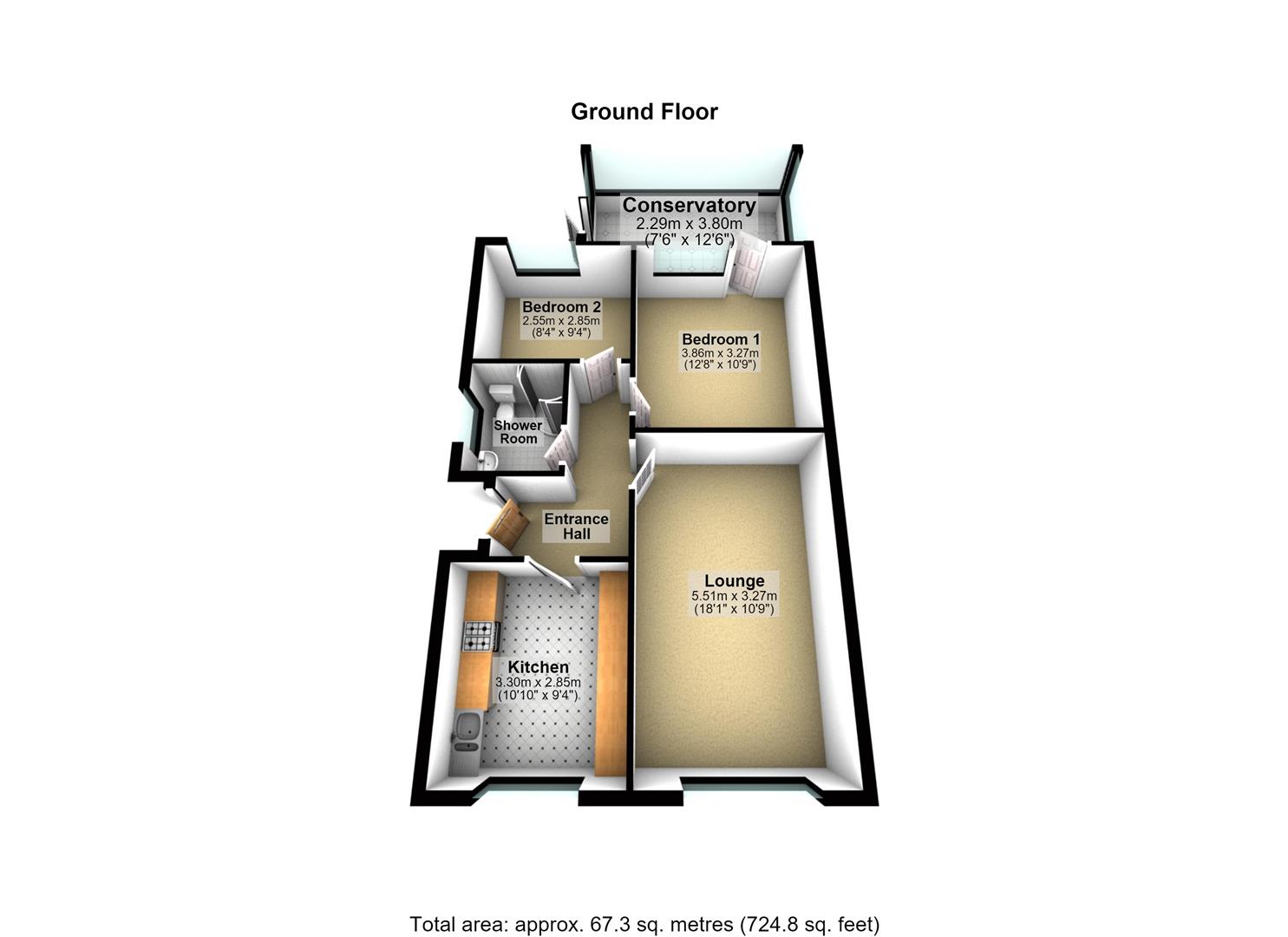 9, Thirsk Drive, Leeds floorplan