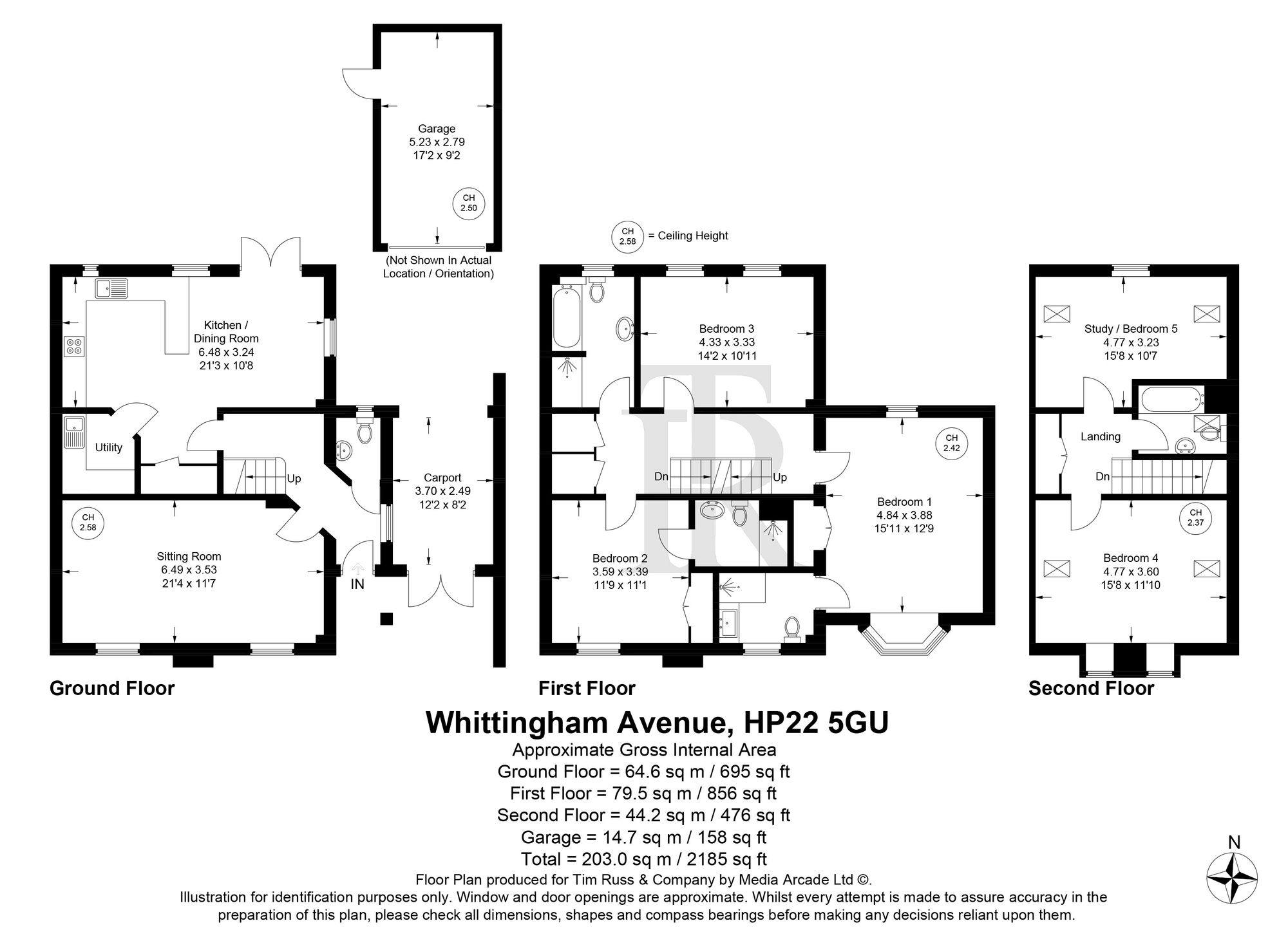 4 Whittingham Avenue, Aylesbury floorplan