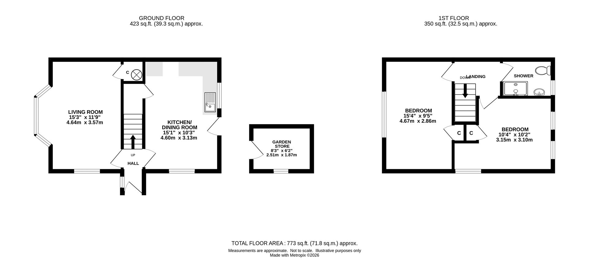 55, Cotswold Gardens, Brentwood floorplan