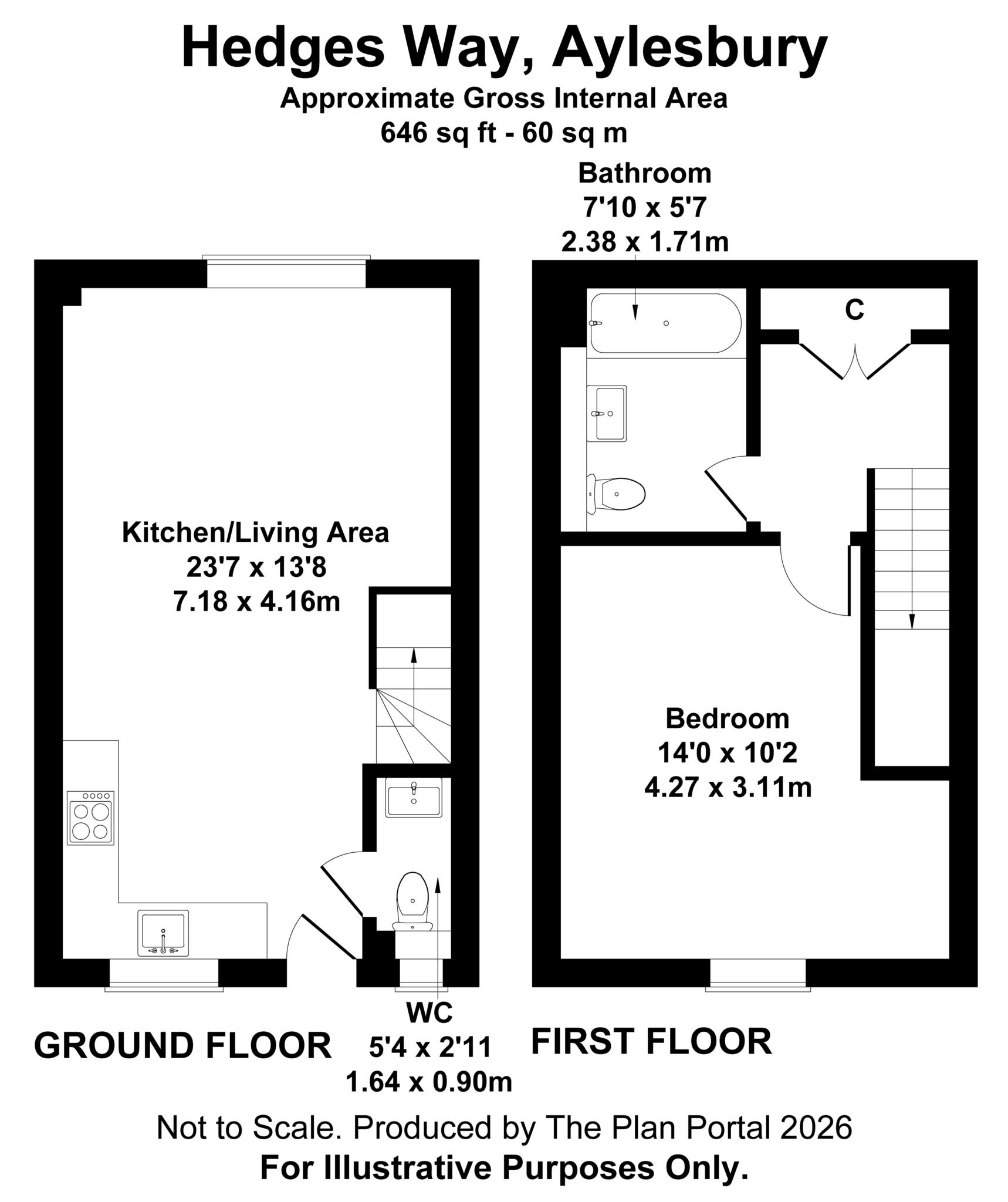 29, Hedges Way, Aylesbury floorplan