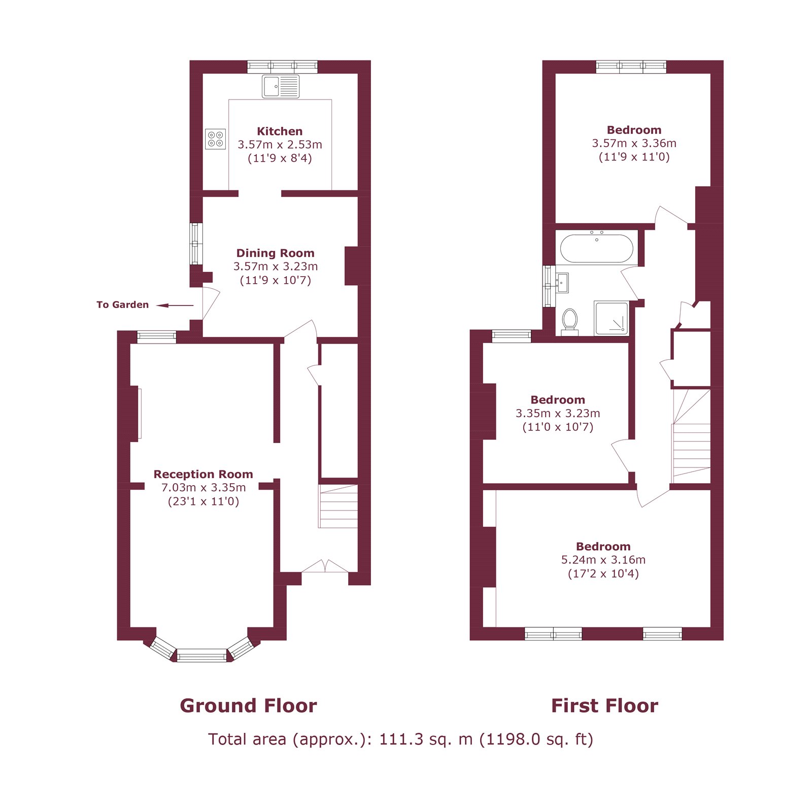 73, Wise Road, London floorplan