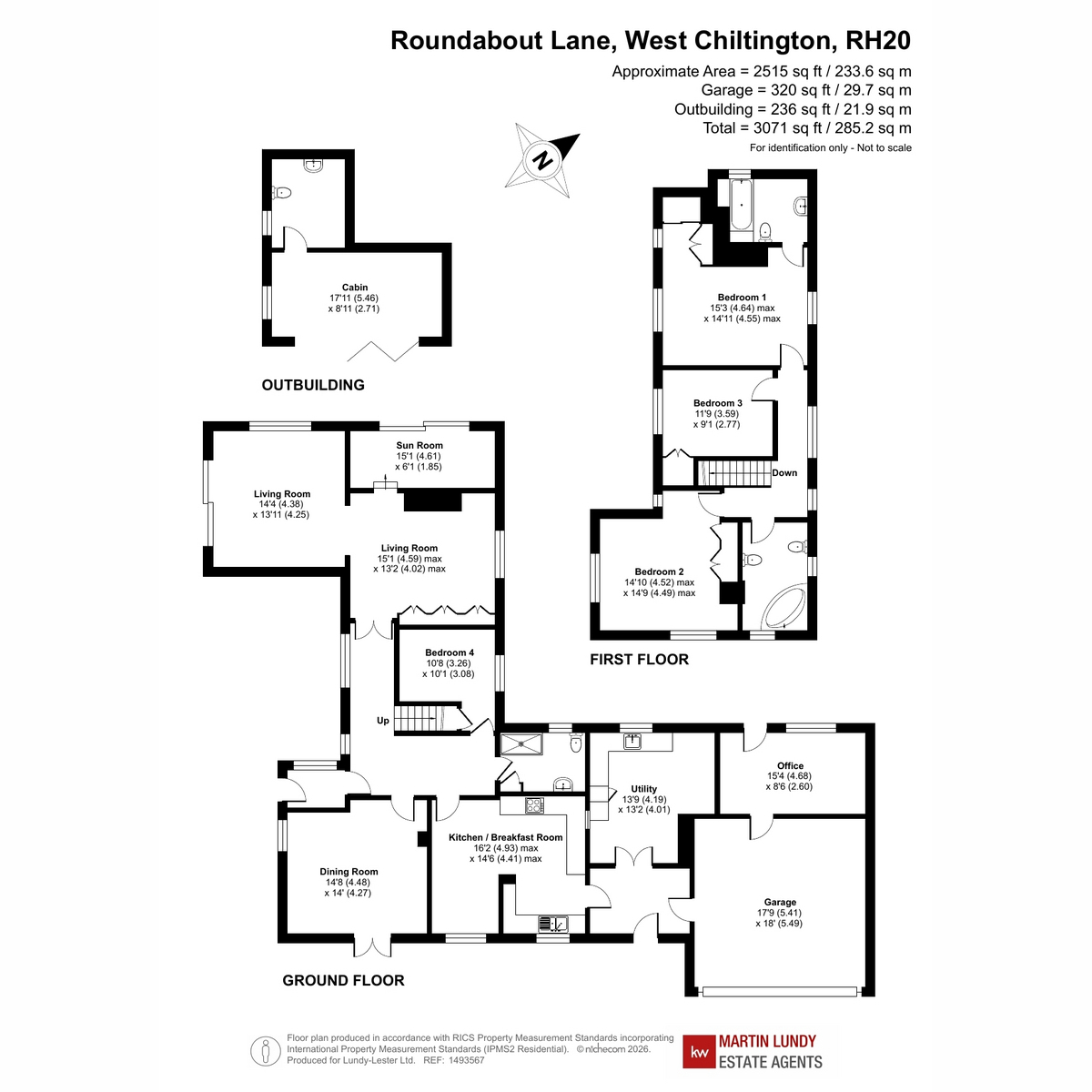 Mill Corner, Roundabout Lane, West Chiltington floorplan