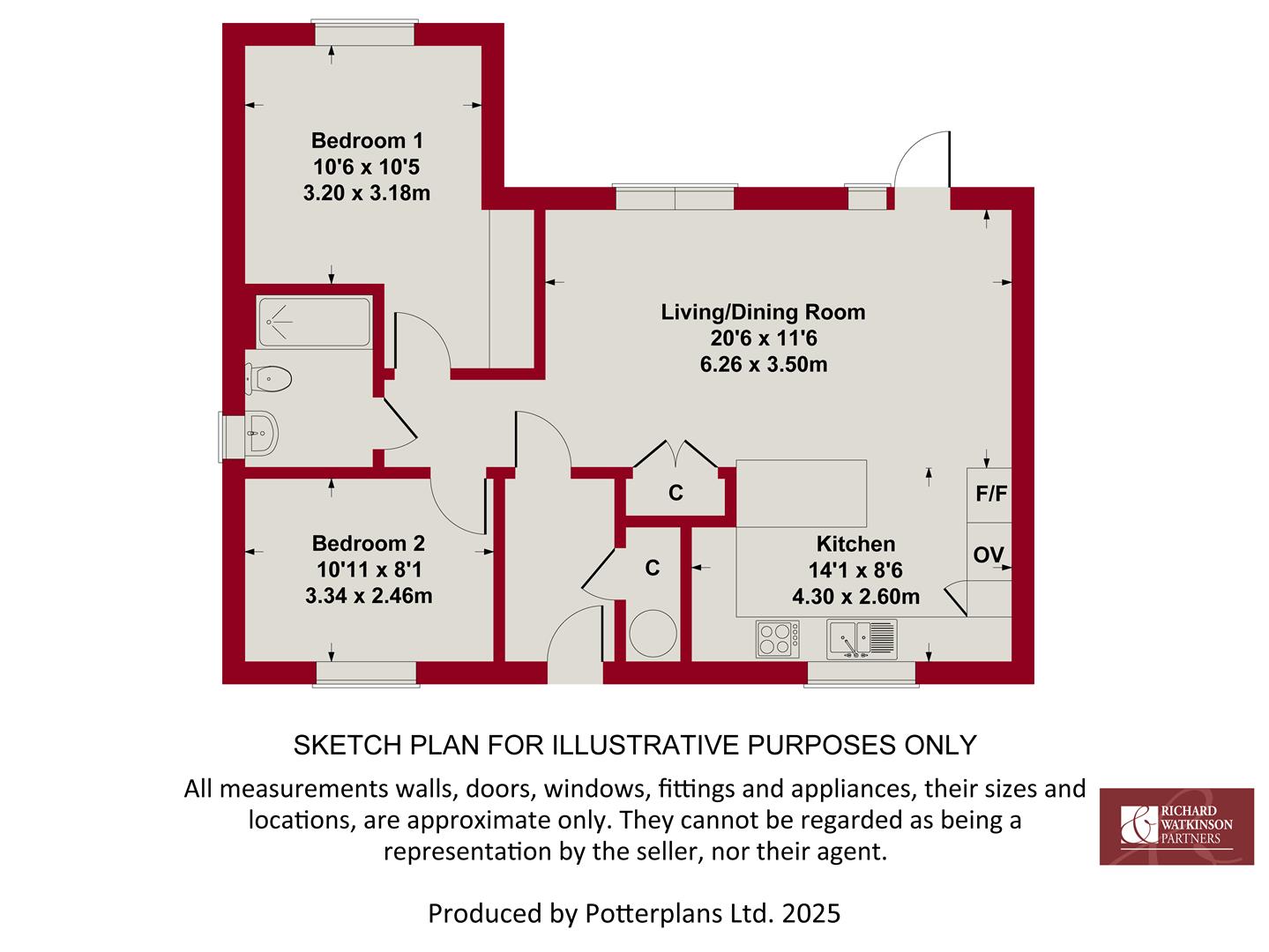 Plot 26, 11, Sage Gardens, Easthorpe floorplan