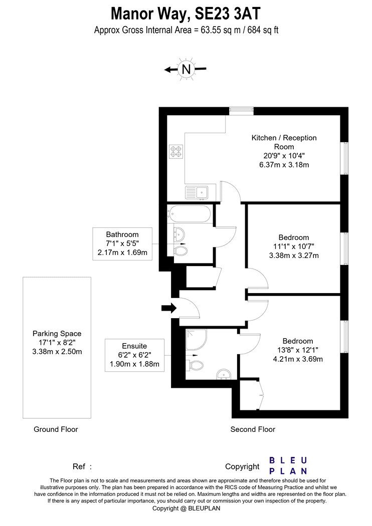 Flat 8, The Manor,, Manor Way, London floorplan