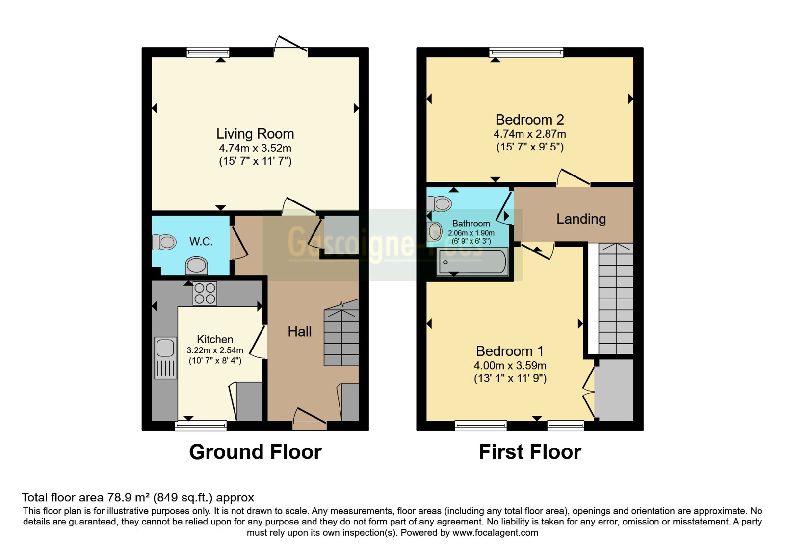 94, Webber Street, Surrey floorplan