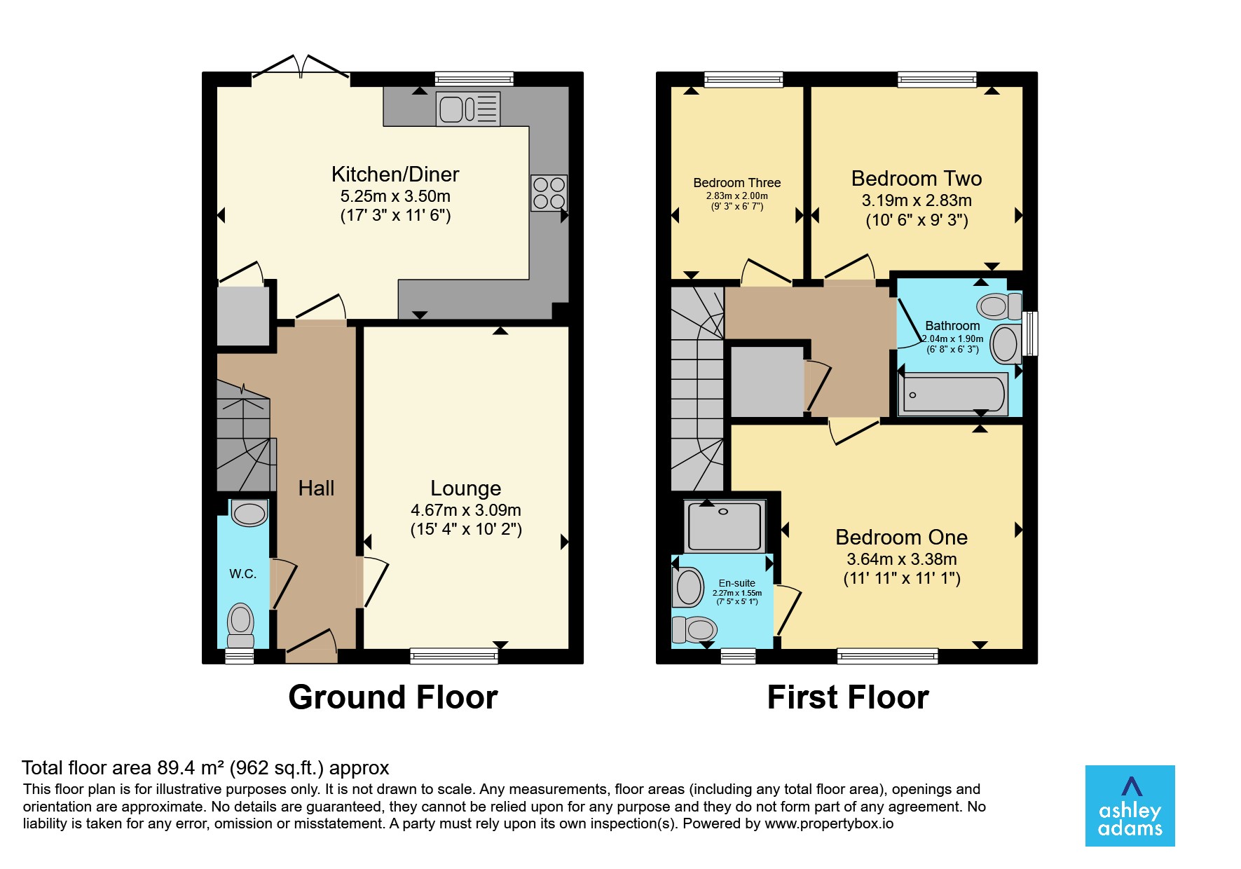 224, Starflower Way, Derby floorplan