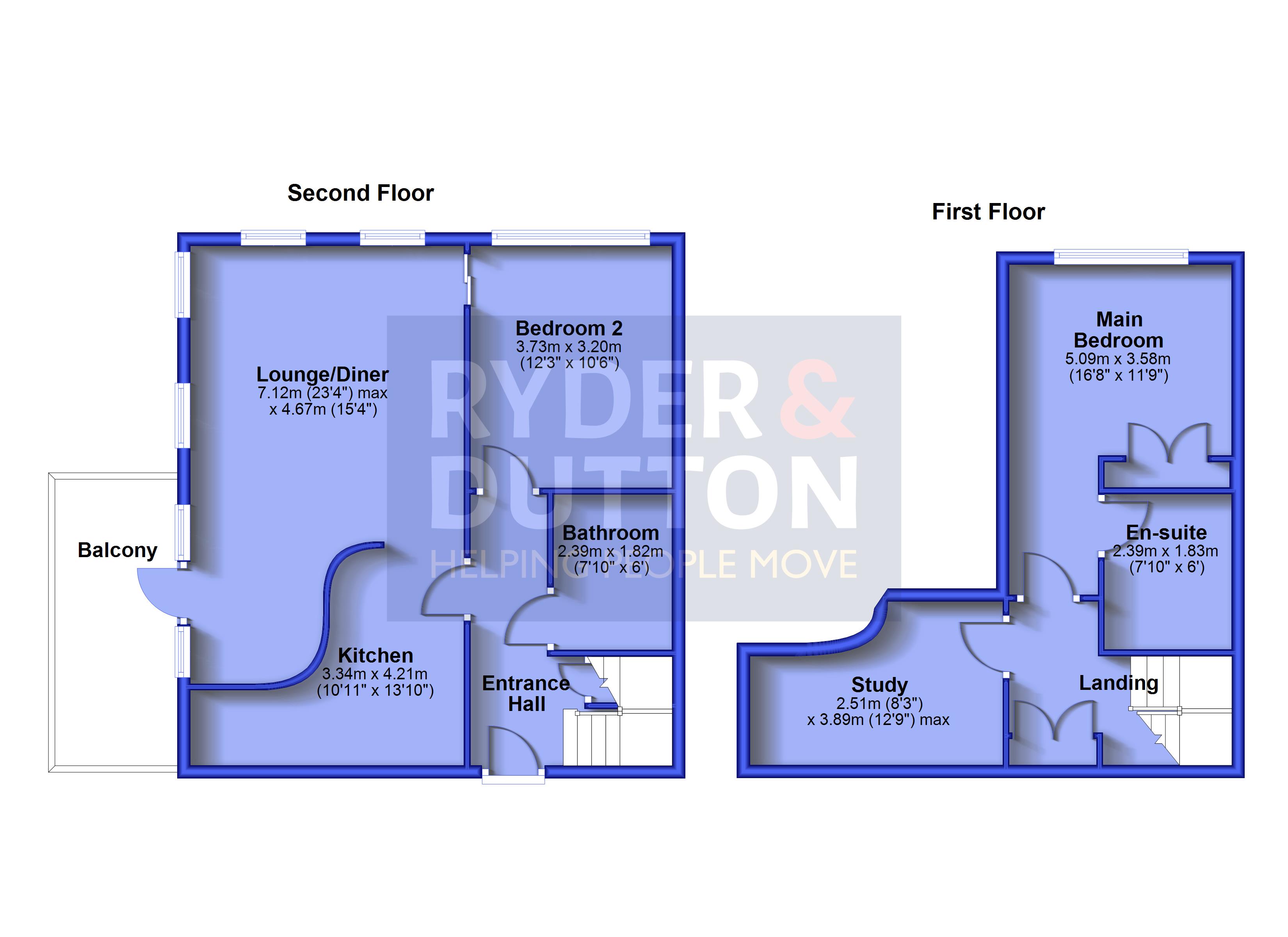 226, Titanic Mill, Huddersfield floorplan