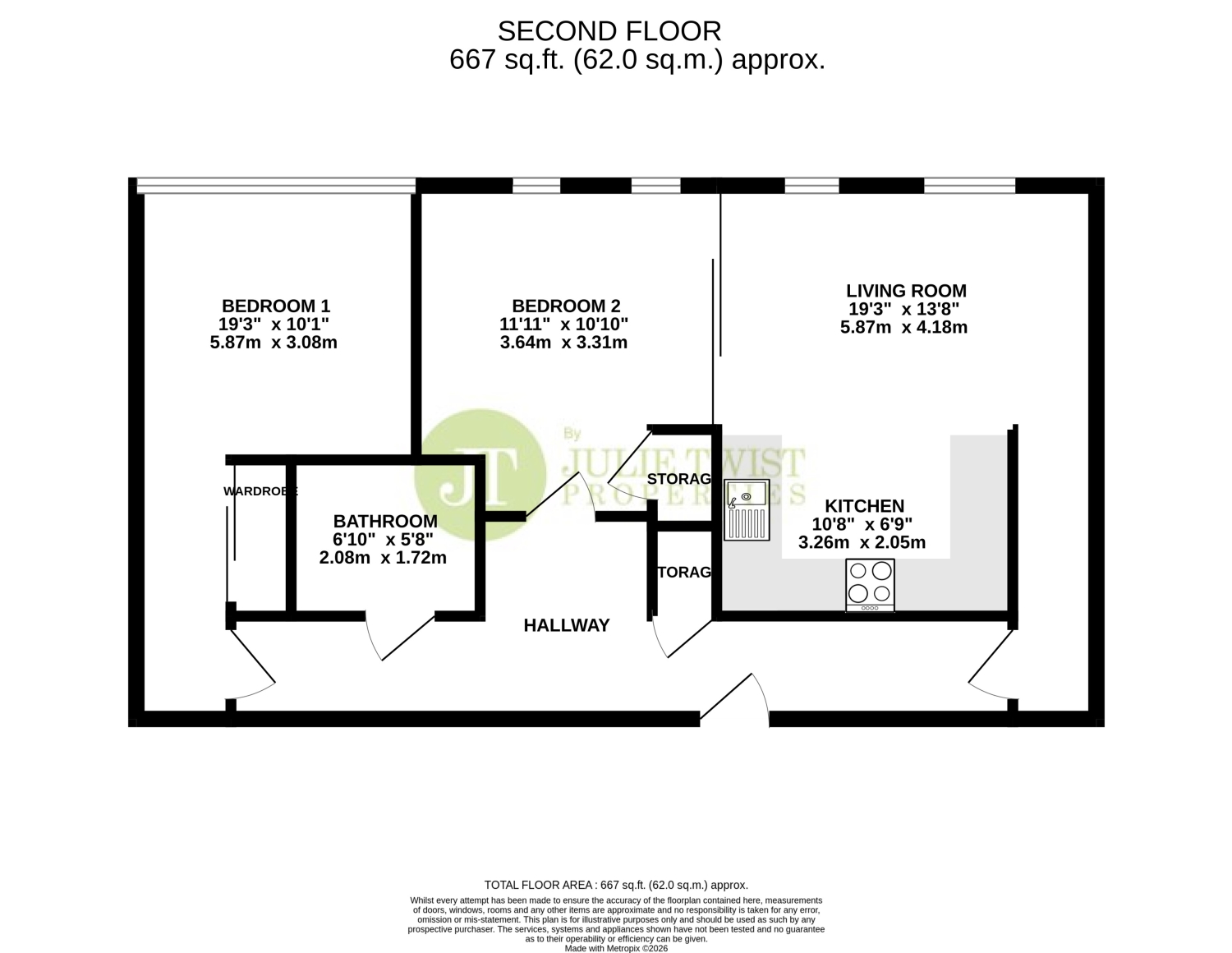 Chips, 2 Lampwick Lane, Manchester floorplan