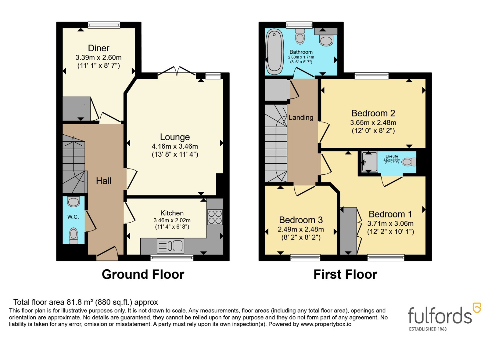 11, Bowdens Close, Newton Abbot floorplan
