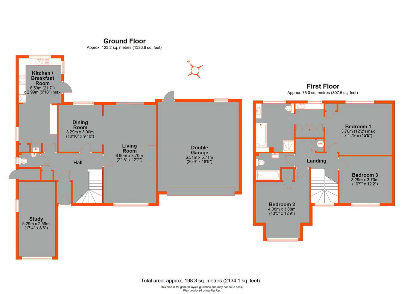 2, The Wicket, Croydon floorplan