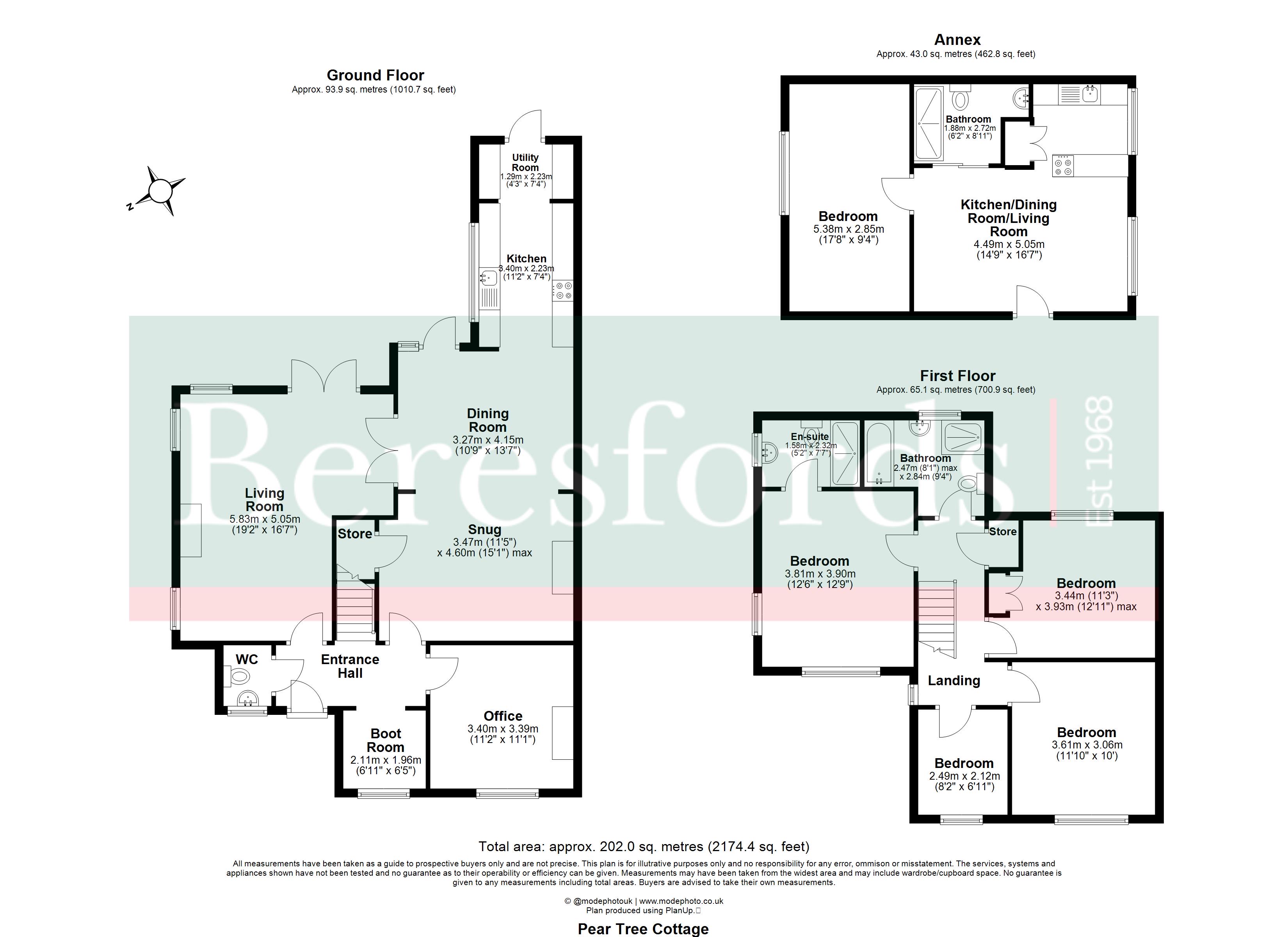 Pear Tree Cottage,, Smallgains Lane, Ingatestone floorplan