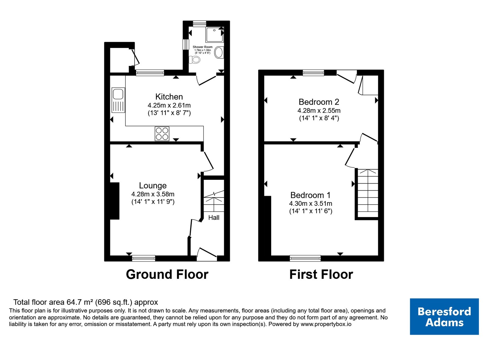 3 Bryn Hyfryd,, Mount Road, Conwy floorplan