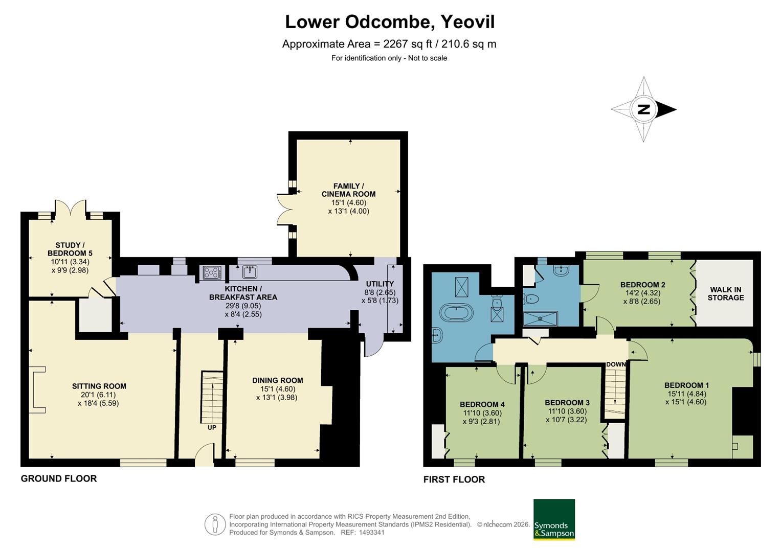 The Priory, 32 Lower Odcombe, Yeovil floorplan