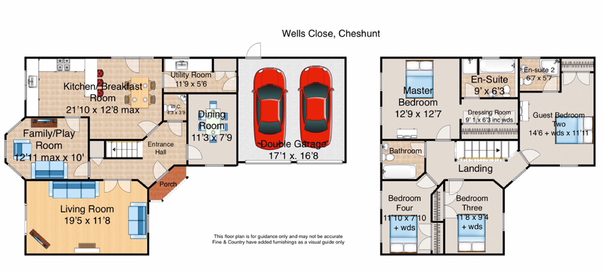 4 Bedrooms Detached house for sale in Wells Close, West Cheshunt, Hertfordshire EN7