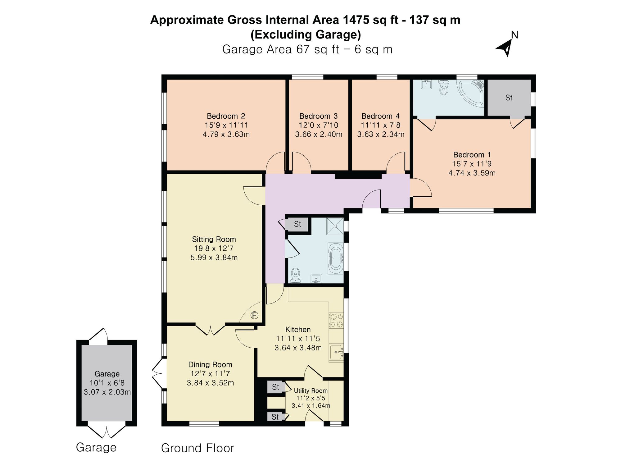 Stoke Cottage Pocock Lane, Wallingford floorplan
