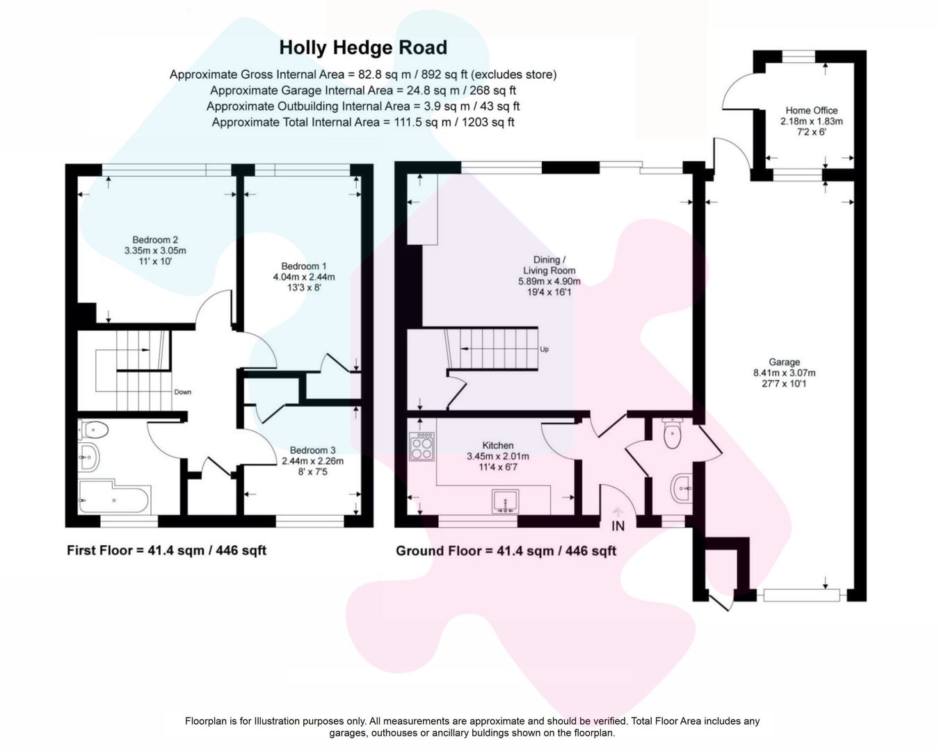 4, Holly Hedge Road, FRIMLEY floorplan
