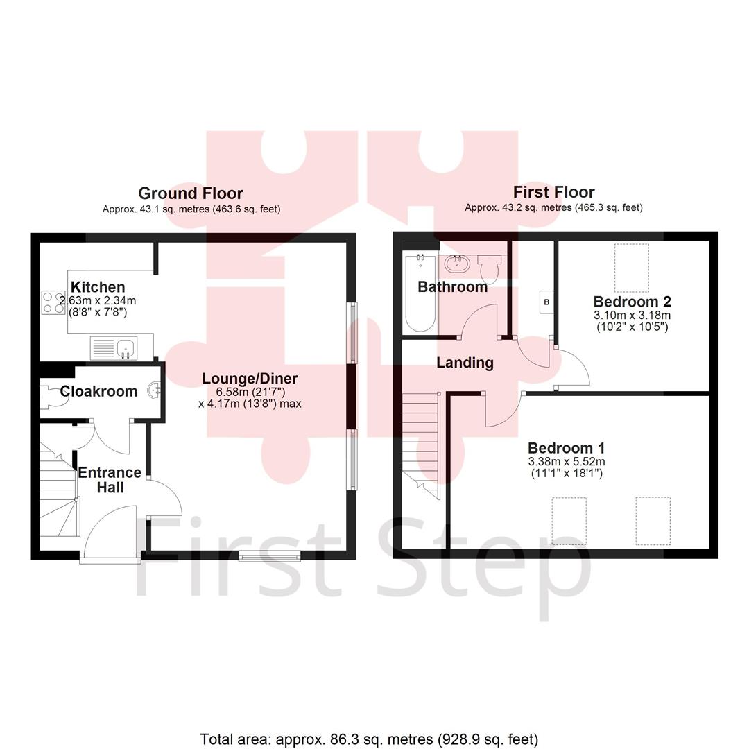 37 Bedford Wing, Fairfield Hall, Kingsley Avenue, Hitchin floorplan
