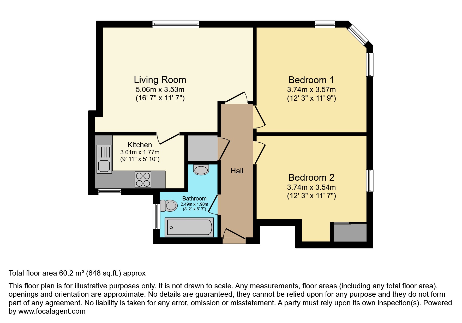 5/6, Royston Mains Place, Edinburgh floorplan