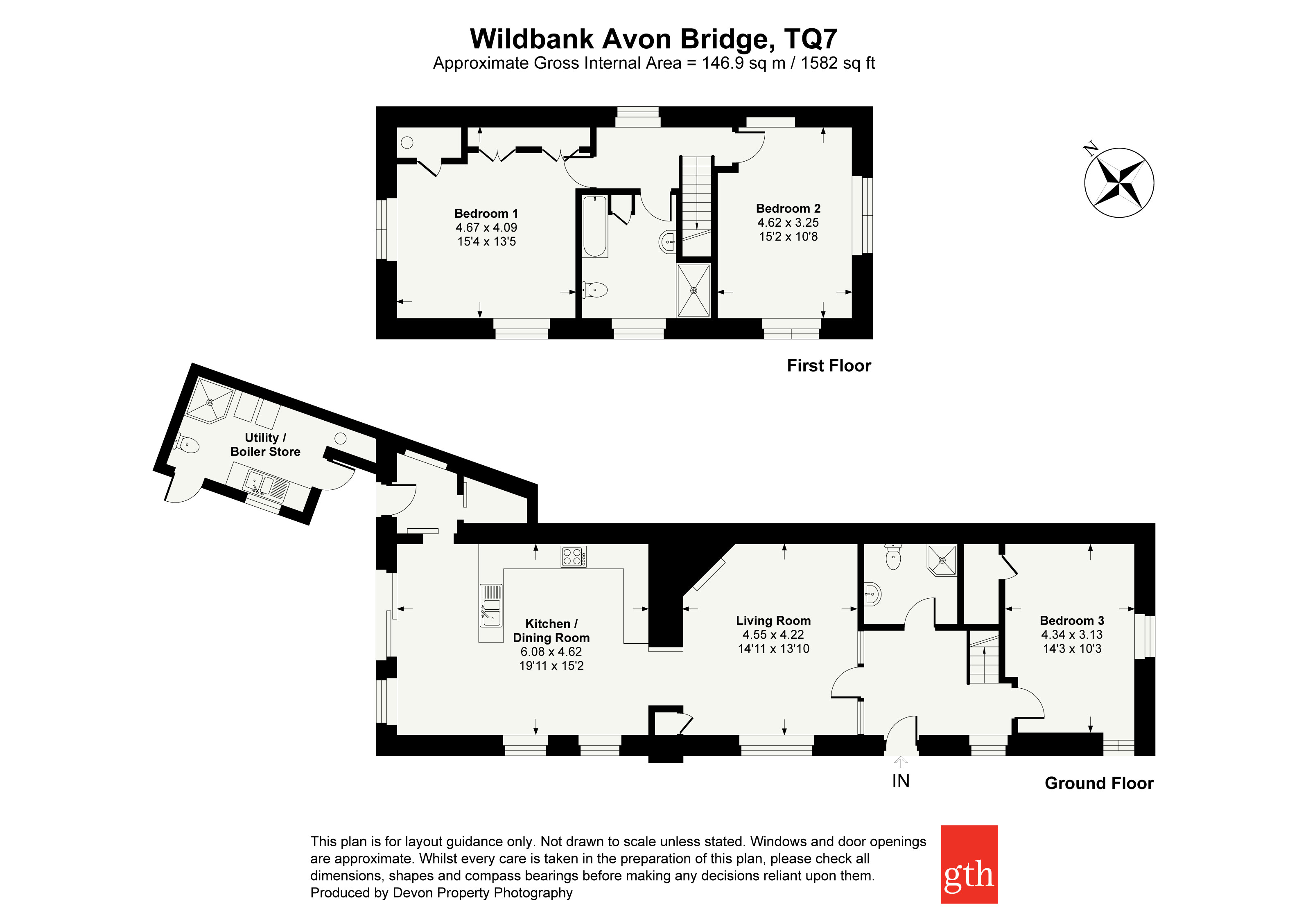 Wildbank,, Avon Bridge, Kingsbridge floorplan