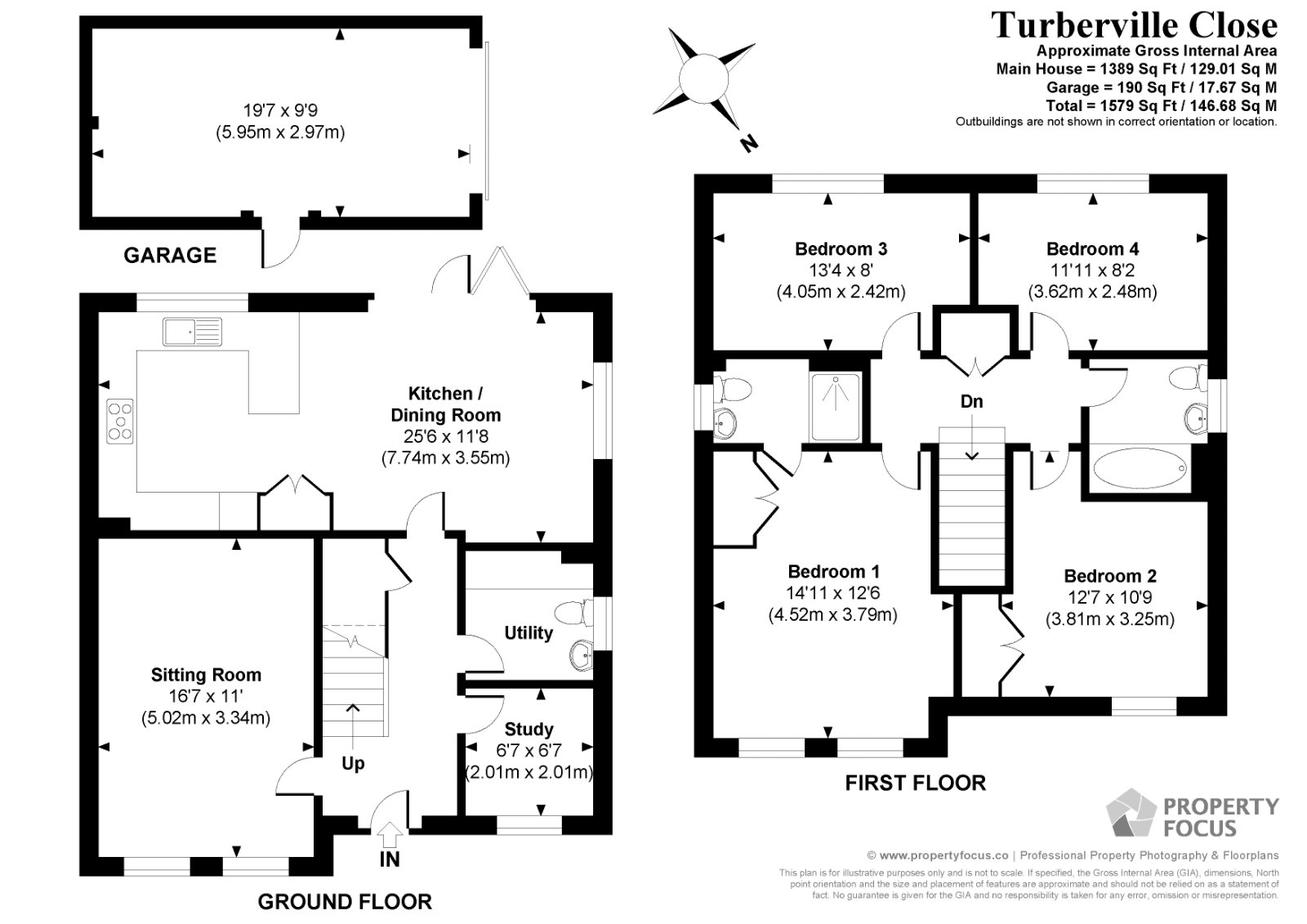 8, Turberville Close, Salisbury floorplan
