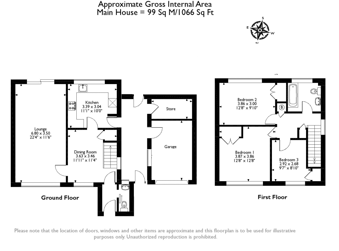 Grasmere Way, Byfleet, West Byfleet KT14, 3 bedroom detached house for sale 61405521