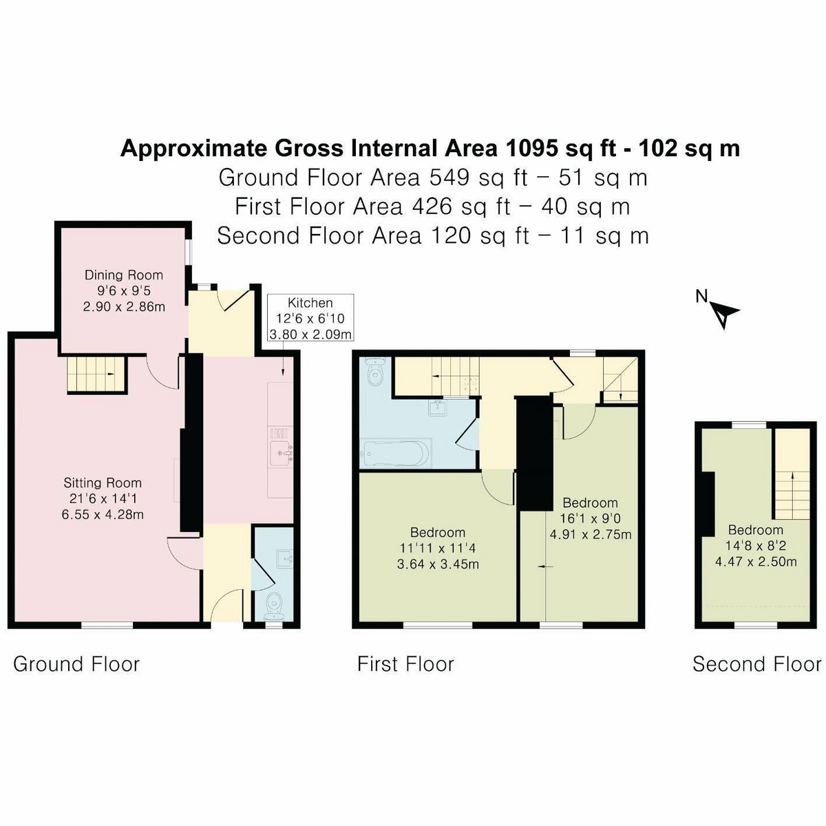 17, Hampton Street, Glos floorplan