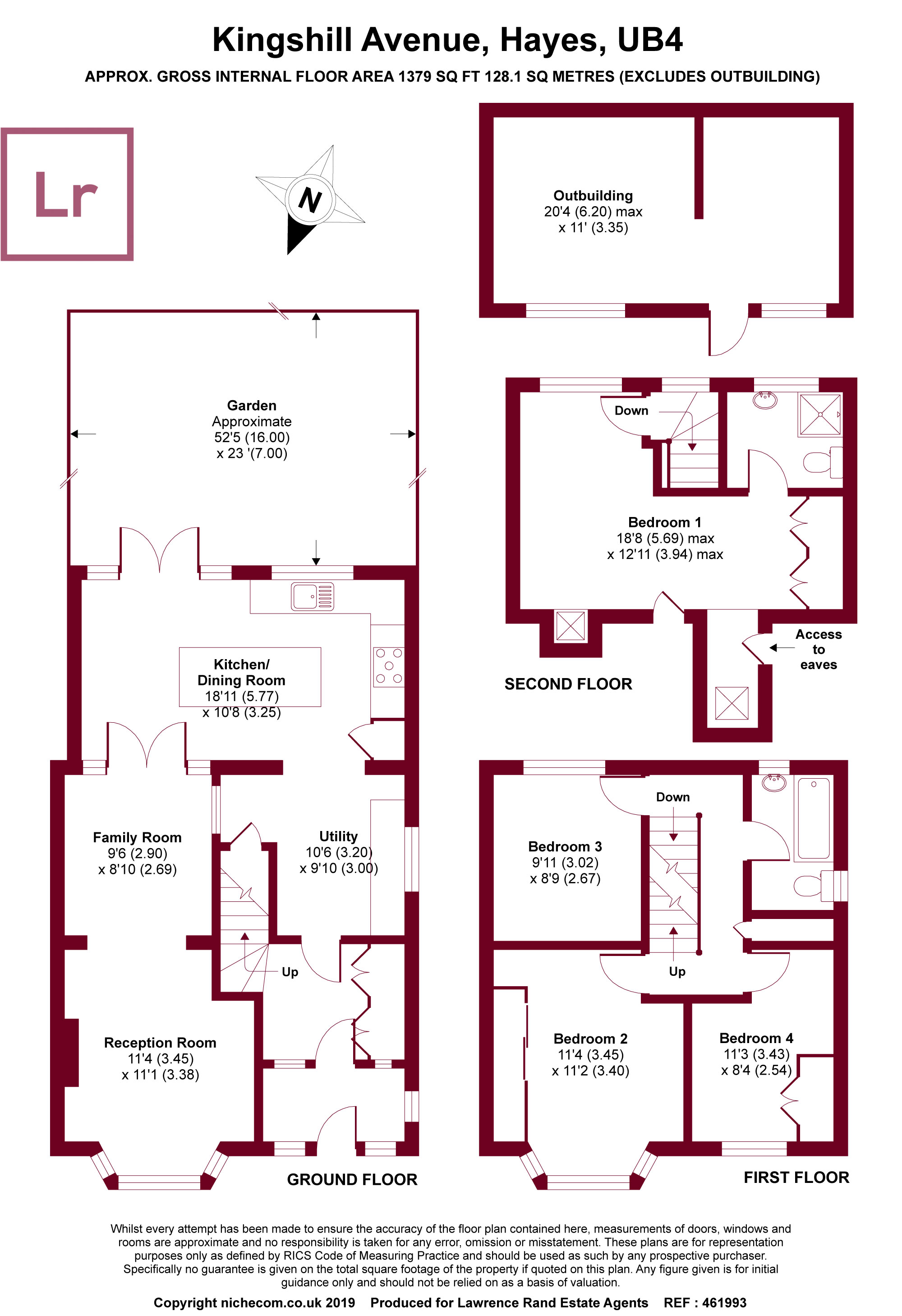 4 Bedrooms Semi-detached house for sale in Kingshill Avenue, Hayes, Middlesex UB4