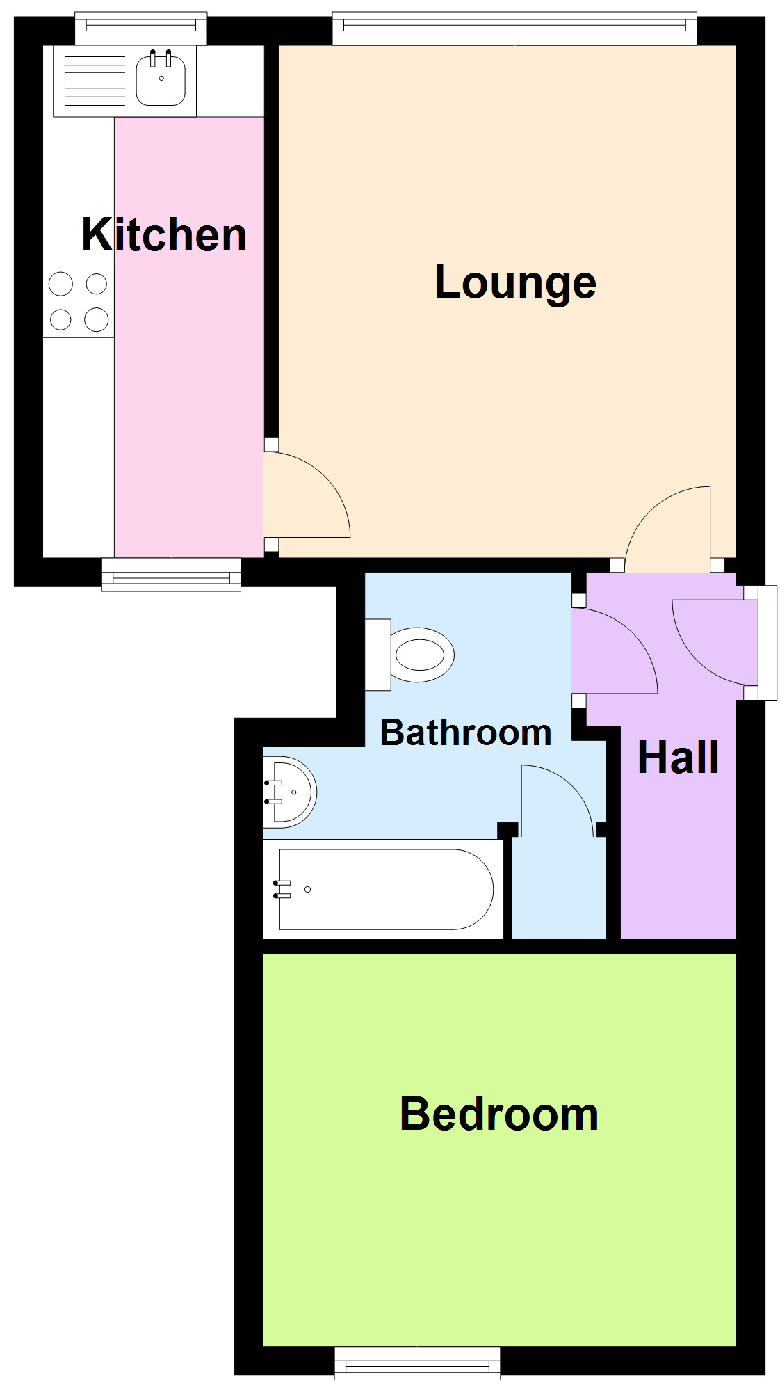 1 Bedrooms Flat to rent in Mount Ephraim Road, Streatham, London SW16