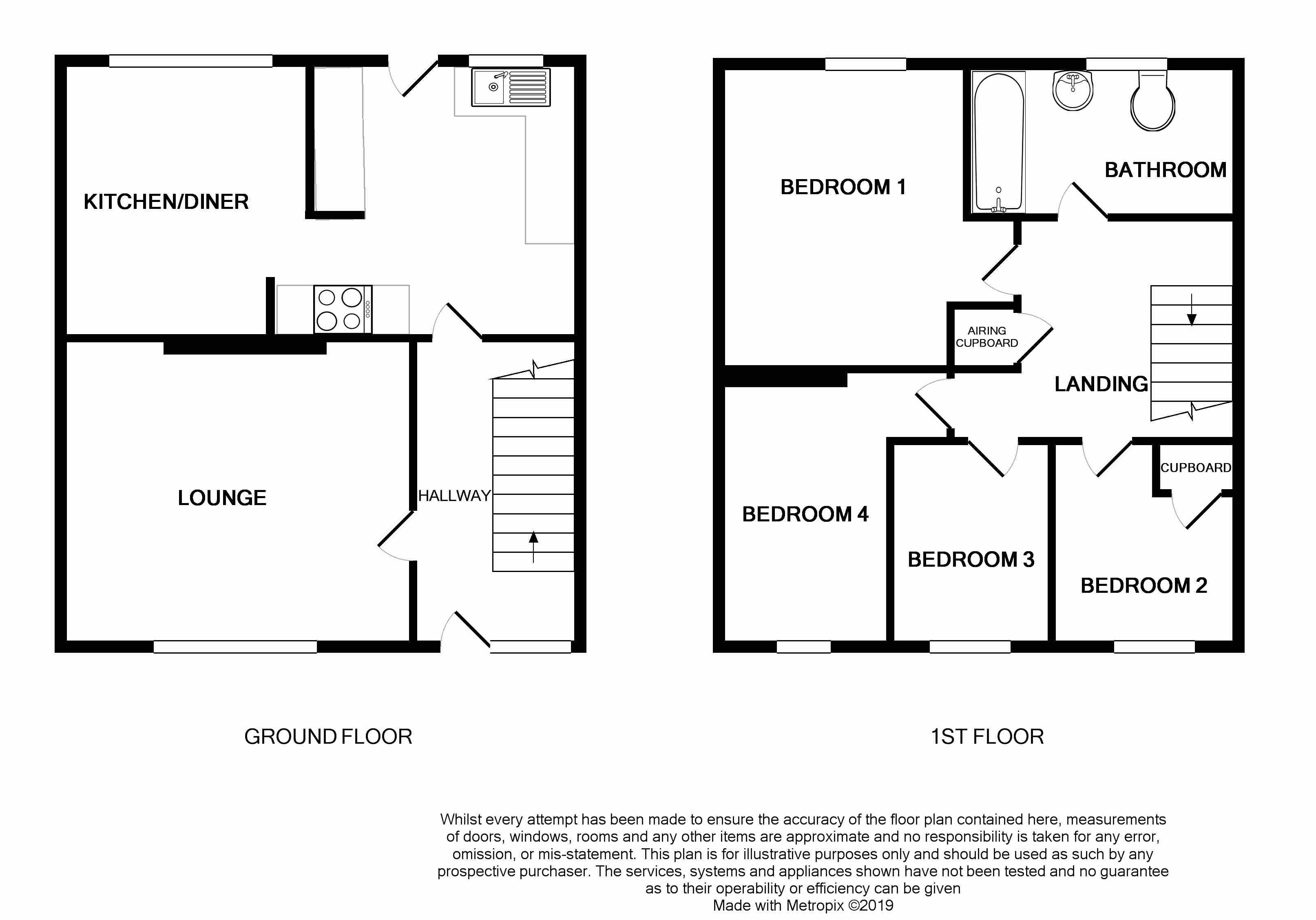 4 Bedrooms Terraced house to rent in Dominion Road, Worthing BN14