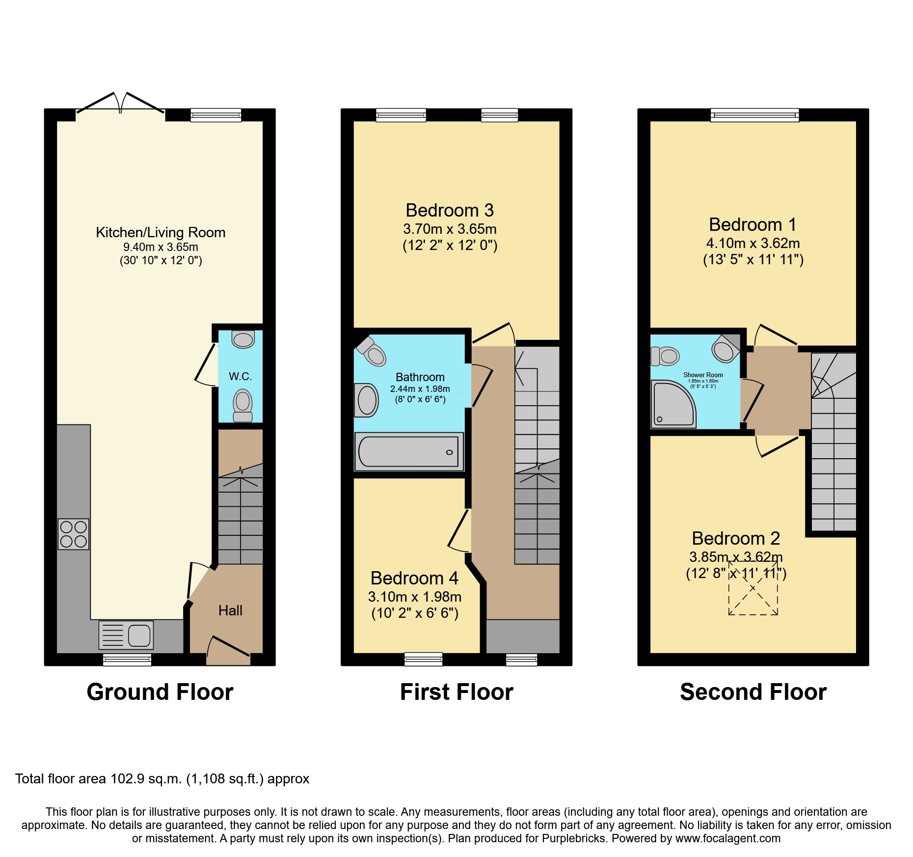 128, Two Mile Hill Road, Bristol floorplan