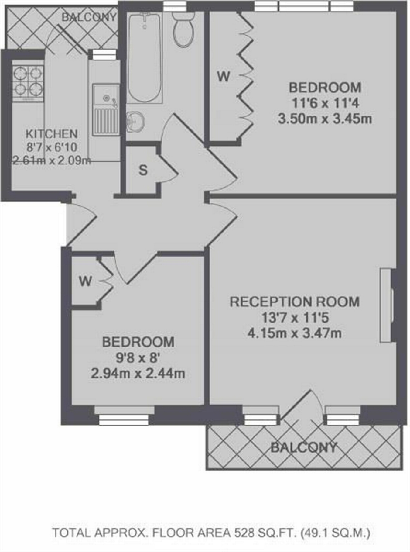 2 Bedrooms Flat for sale in Dax Court, Thames Street, Lower Sunbury, Surrey TW16