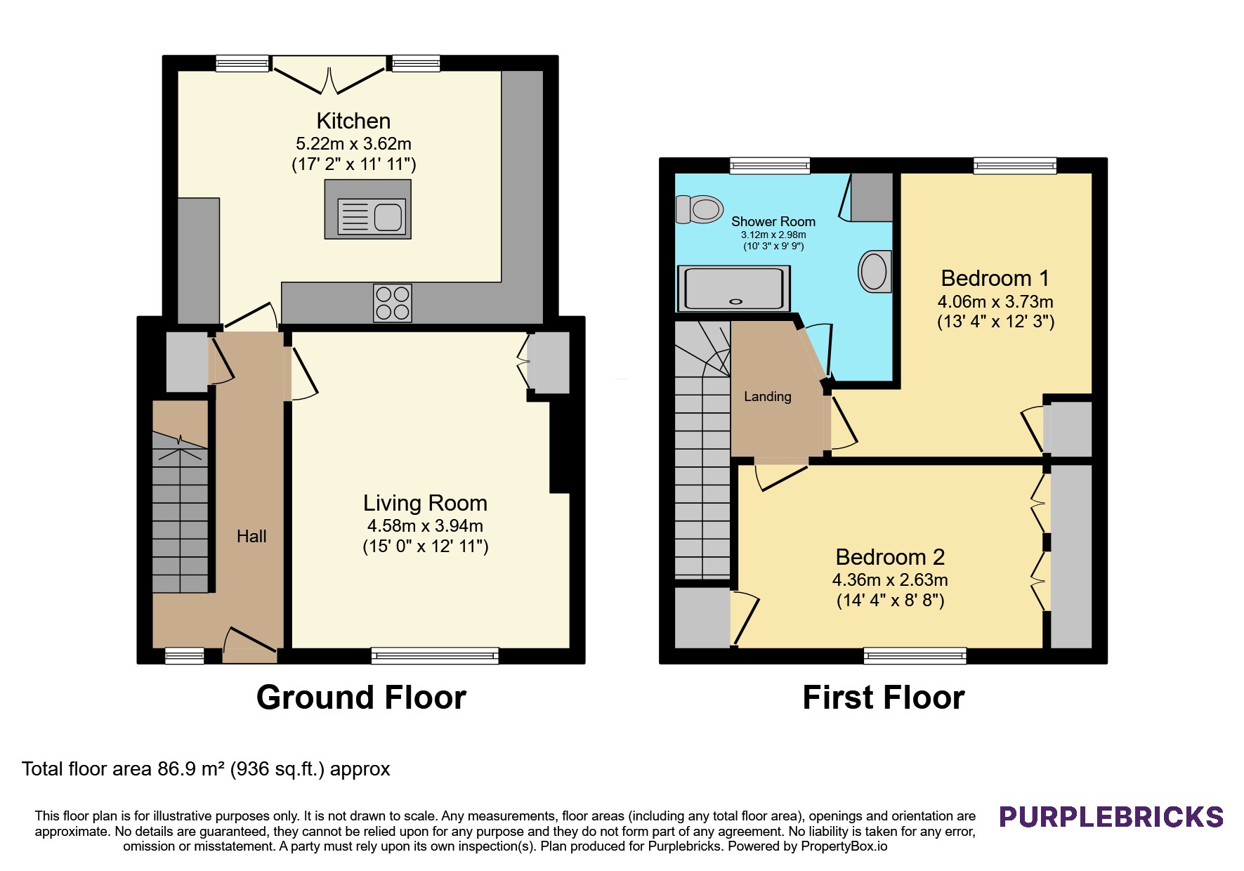 33, Meadow Place Road, Edinburgh floorplan