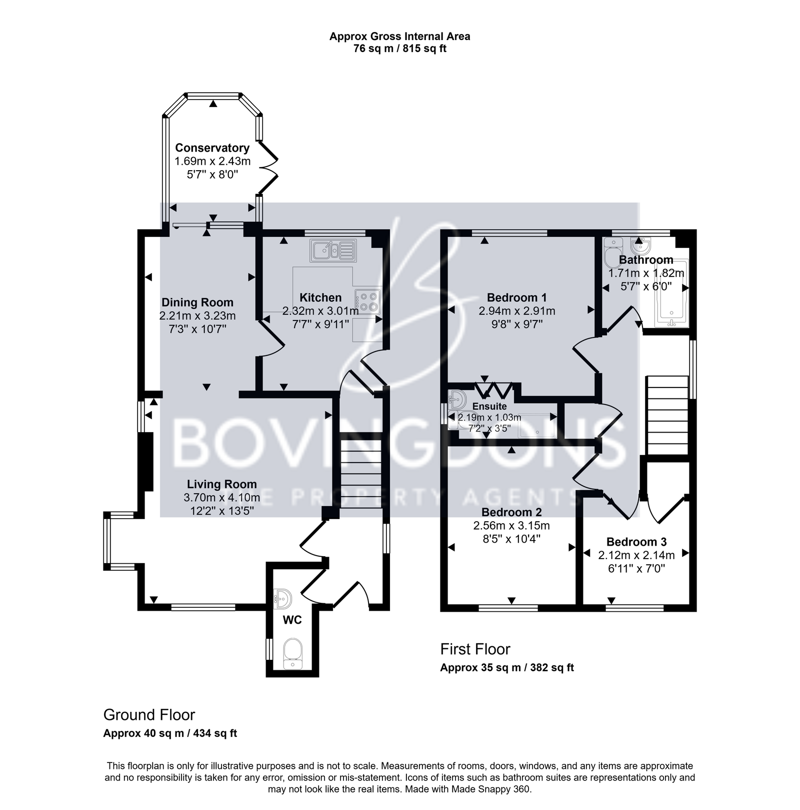10, Calfe Fen Close, Soham floorplan