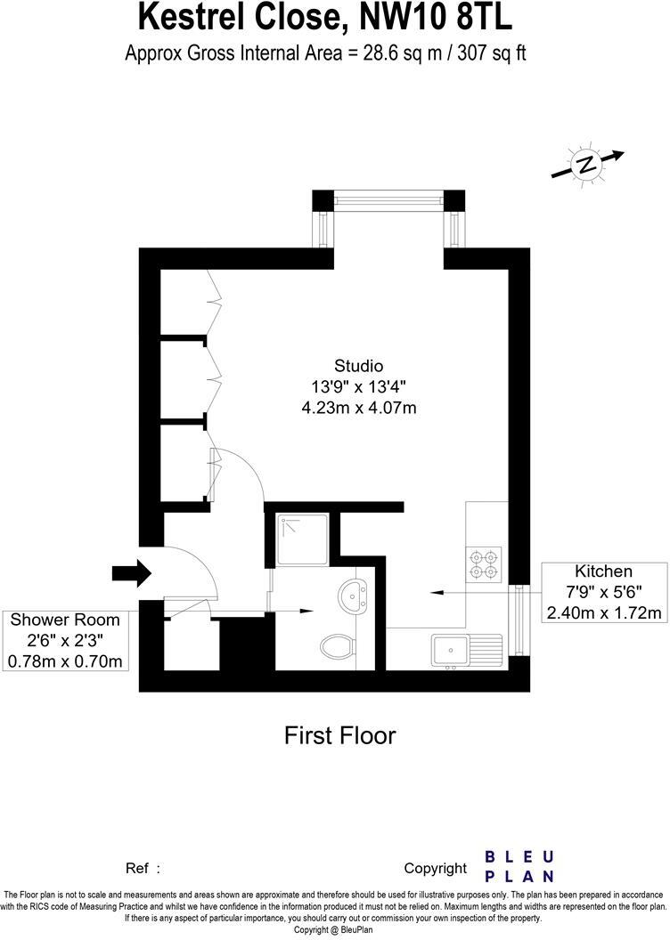 21, Kestrel Close, London floorplan