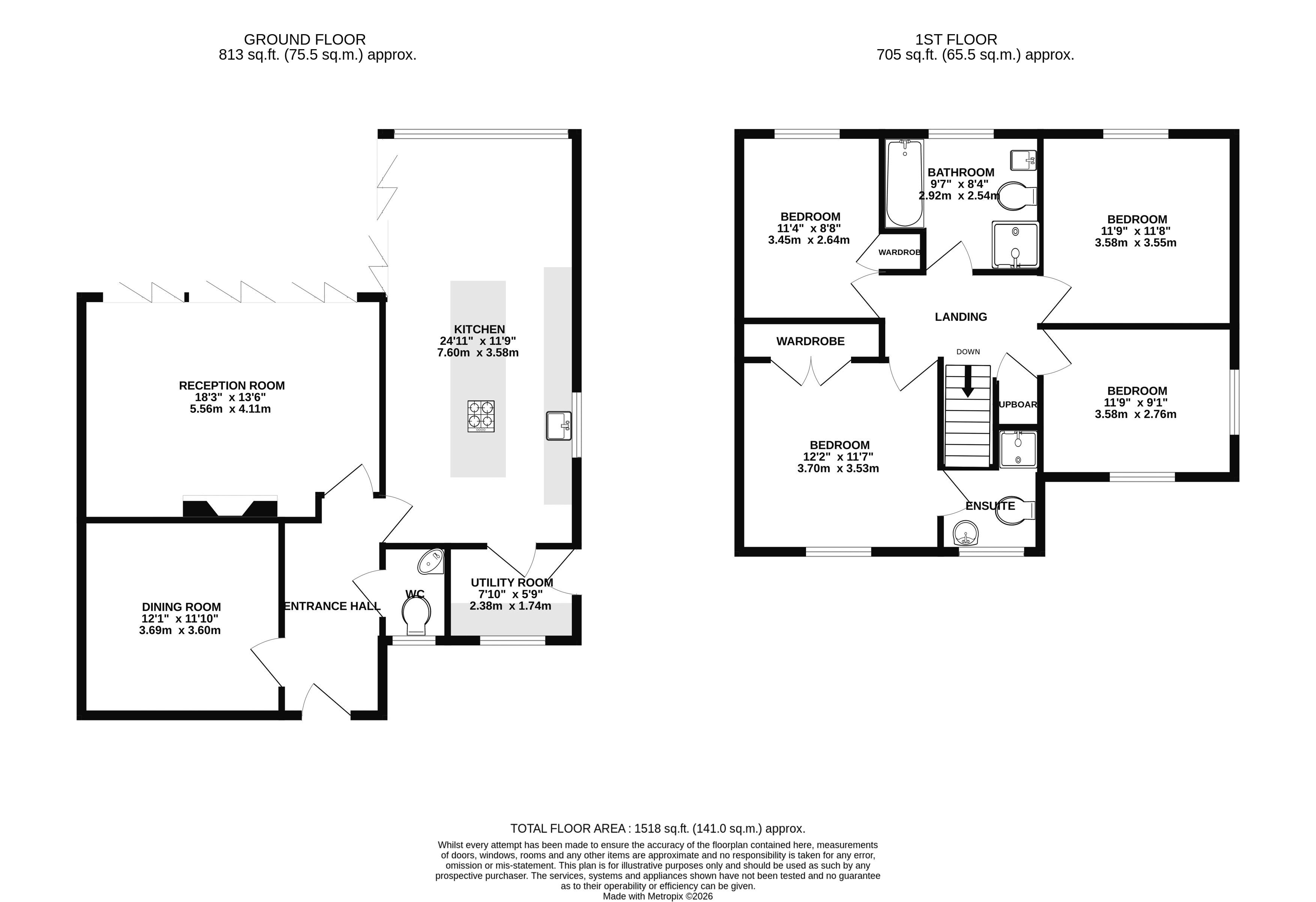 15, Chappshill Way, Norwich floorplan