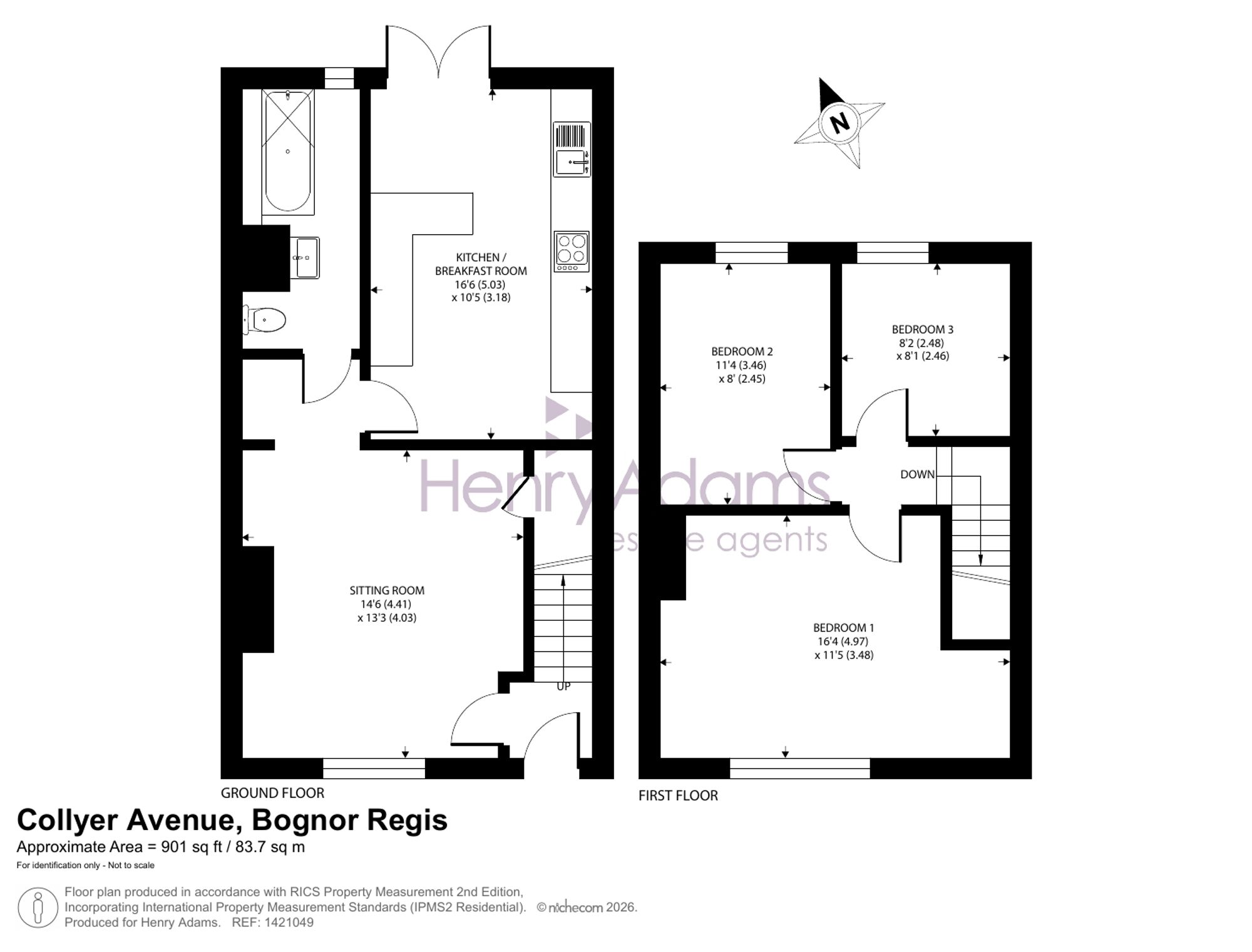 32 Collyer Avenue, Bognor Regis floorplan