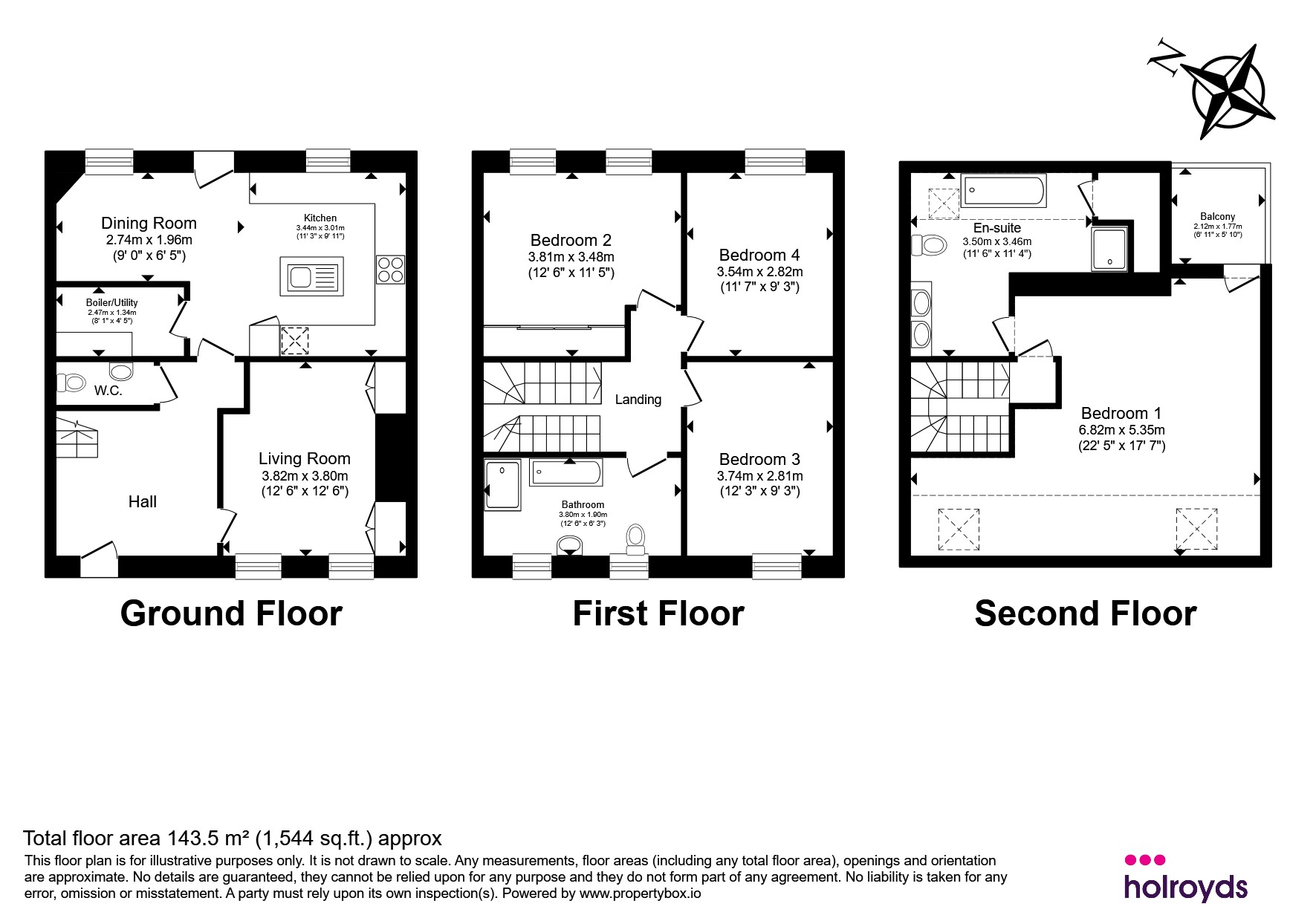 6, Brooks Mill, West Shaw Lane, Keighley floorplan