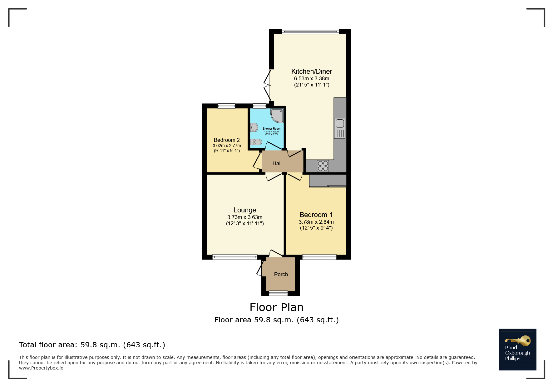 1, Windsor Road, Bideford floorplan