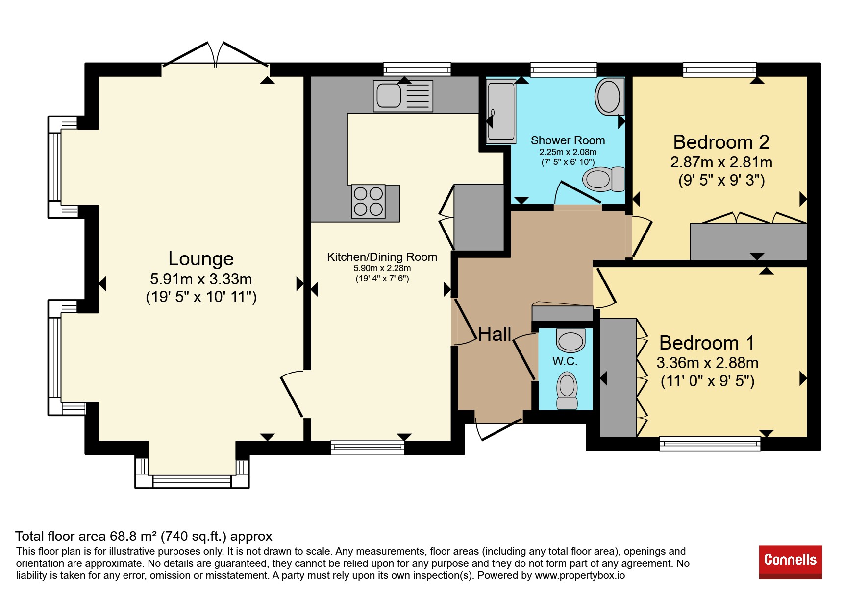 42 Kinverdale Chalet Park, Kingsford Lane, KIDDERMINSTER floorplan