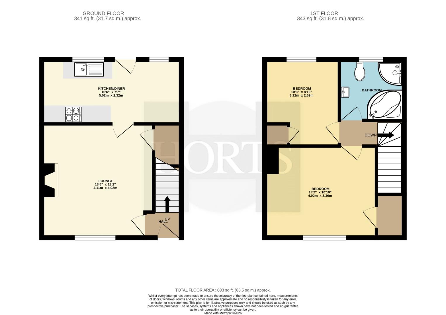14, Avondale Road, Coventry floorplan