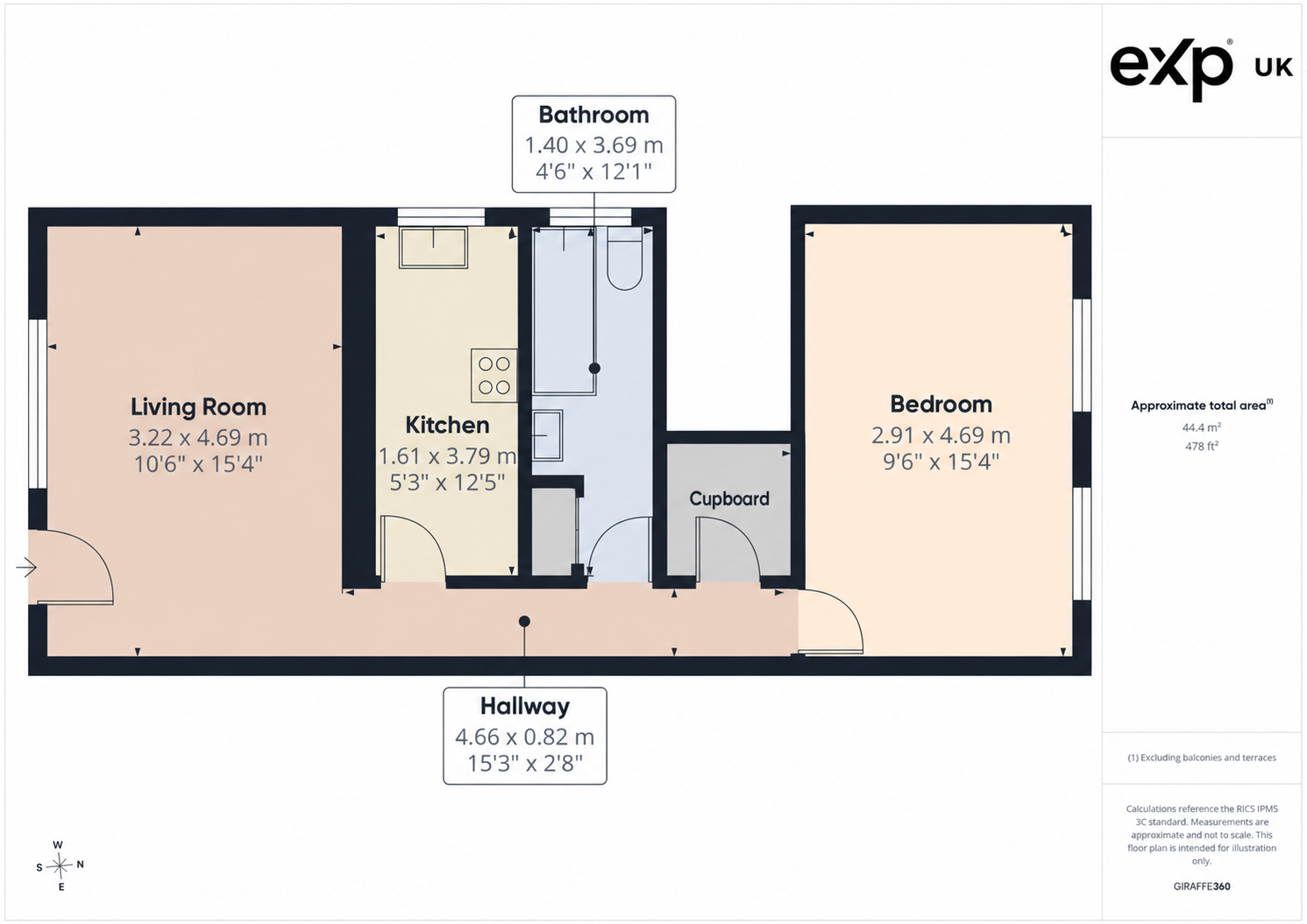 32, Rookery Crescent, Rochester floorplan